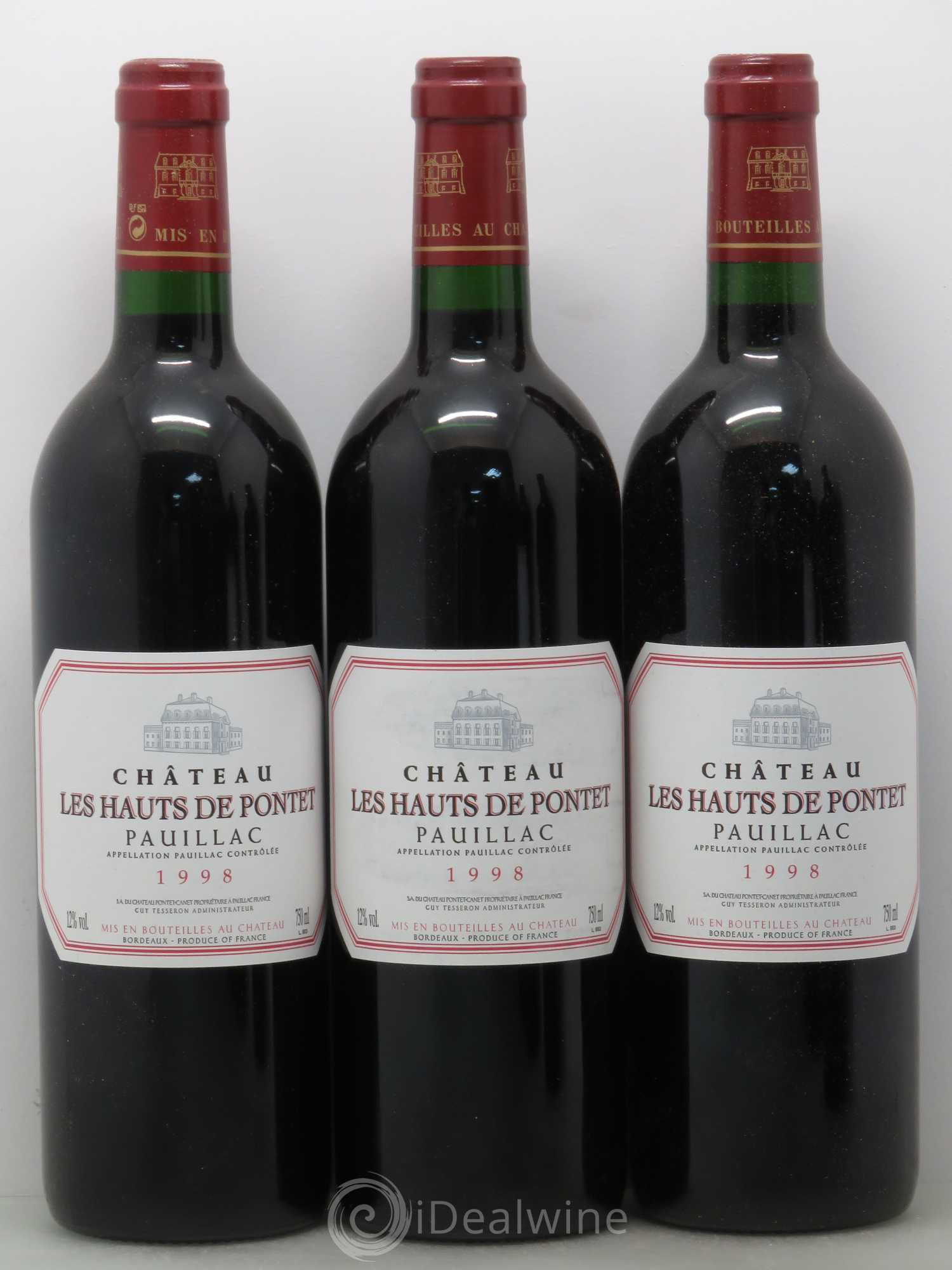 Les Hauts de Pontet-Canet Second Vin 1998 - Lot de 12 bouteilles - 2