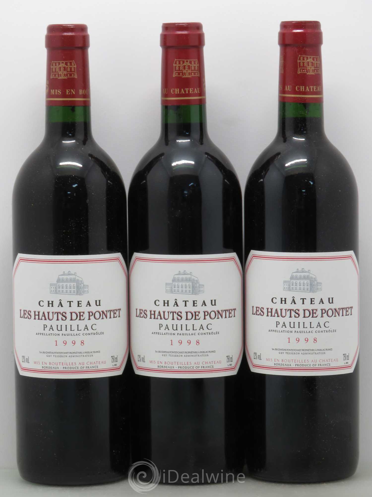 Les Hauts de Pontet-Canet Second Vin 1998 - Lot de 12 bouteilles - 3
