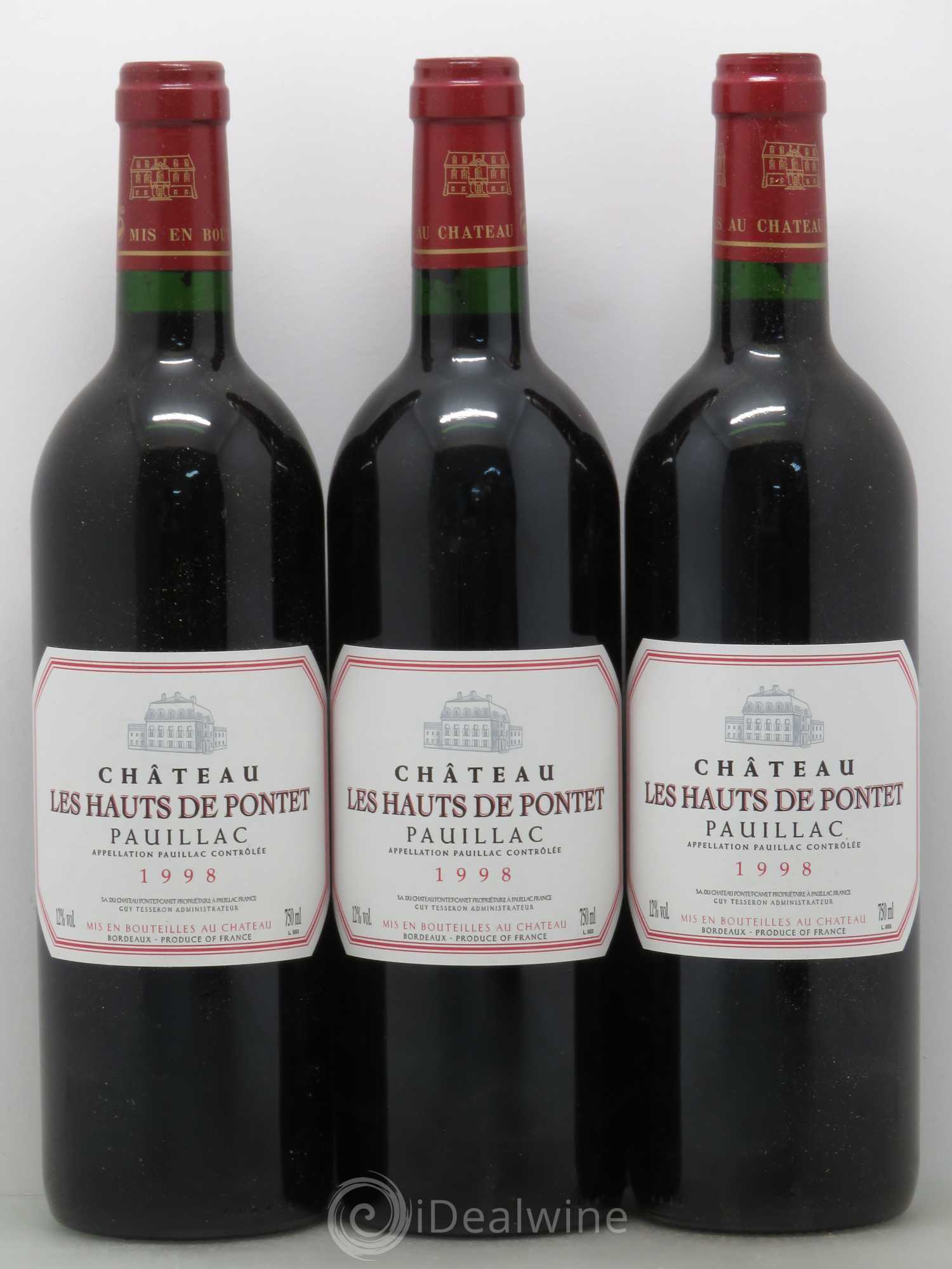 Les Hauts de Pontet-Canet Second Vin 1998 - Lot de 12 bouteilles - 4
