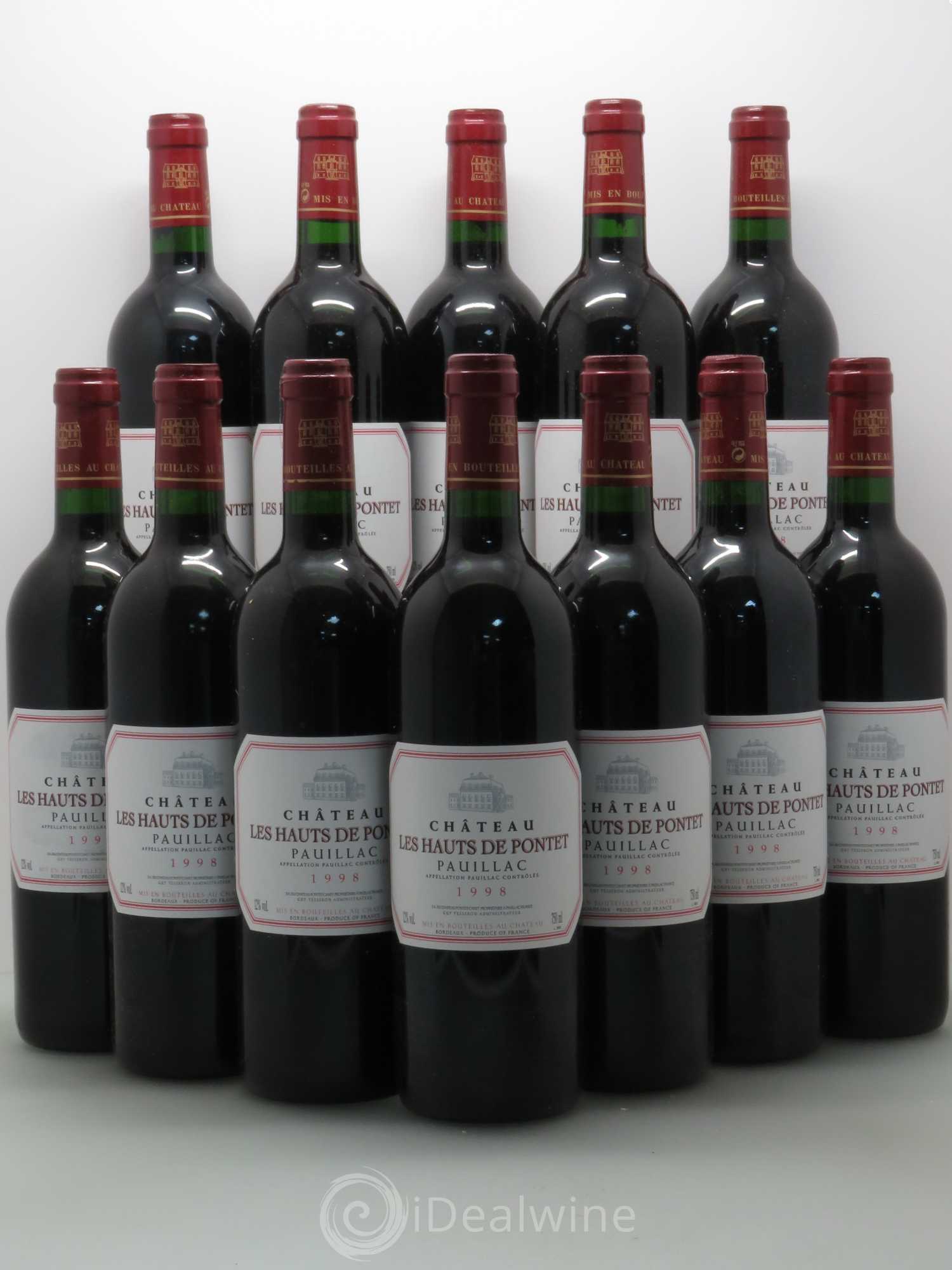 Les Hauts de Pontet-Canet Second Vin 1998 - Lot de 12 bouteilles - 0