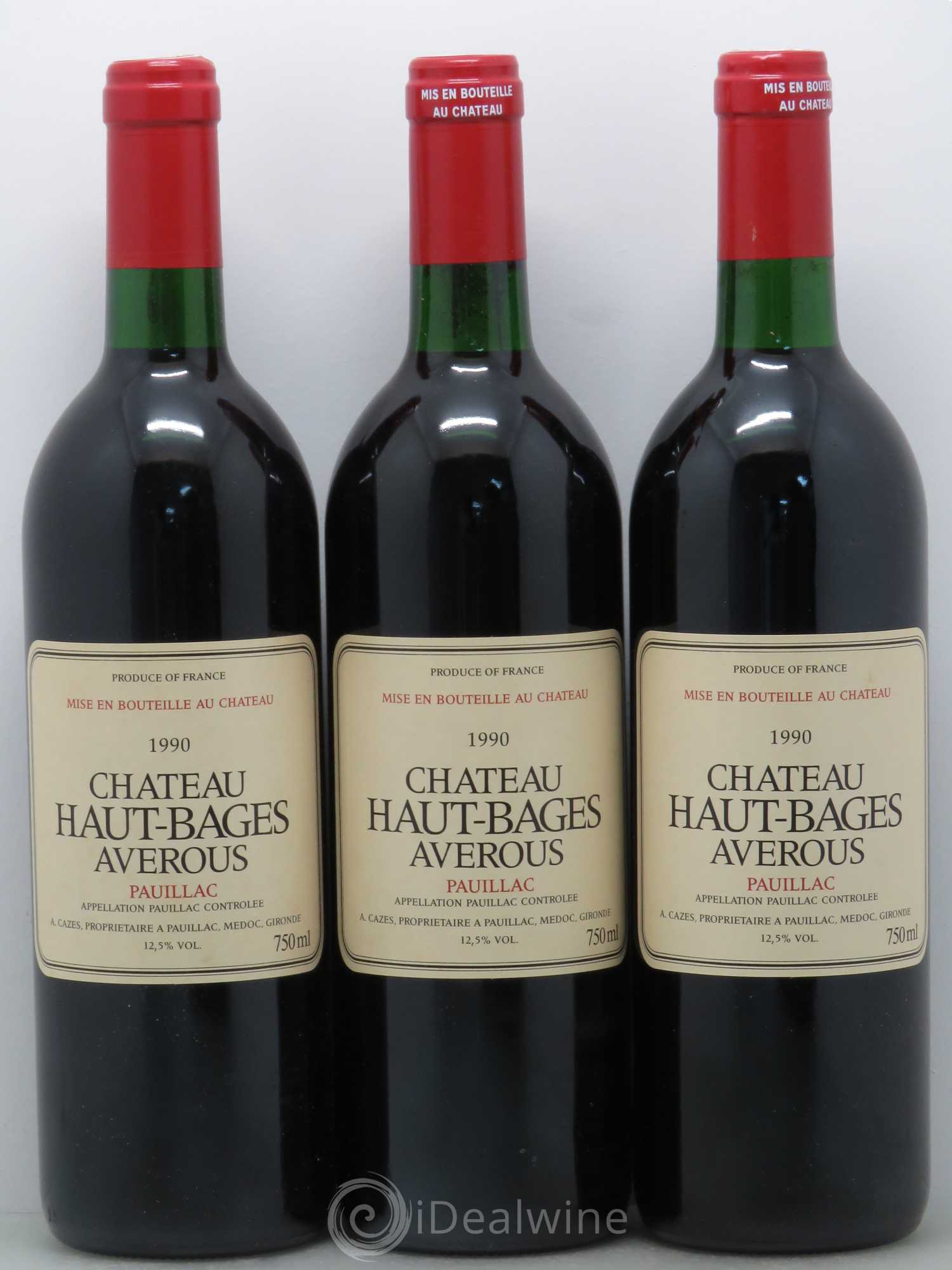 Château Haut Bages Averous Cru Bourgeois 1990 - Lot de 12 bouteilles - 4