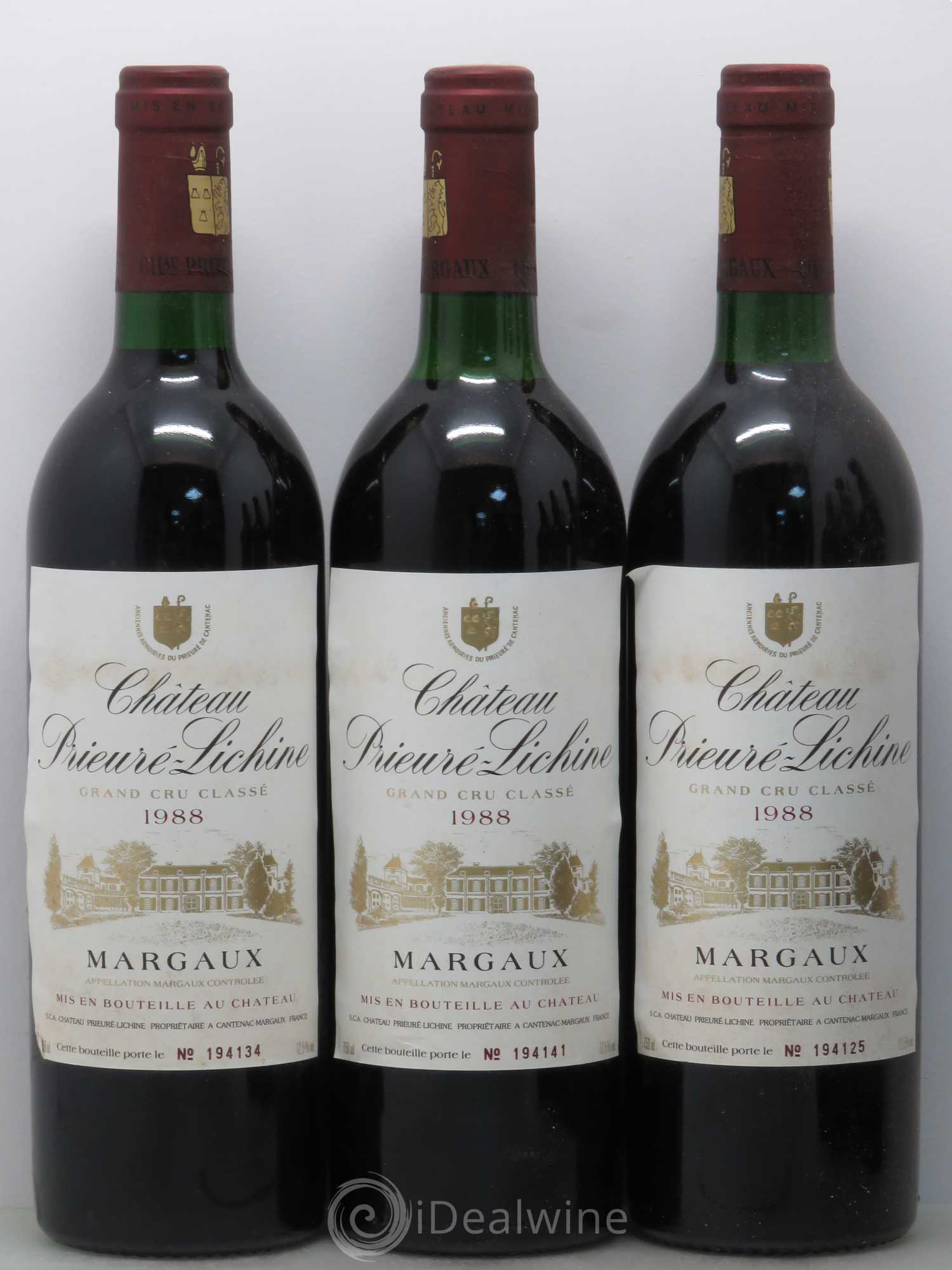 Château Prieuré Lichine 4ème Grand Cru Classé 1988 - Lot de 12 bouteilles - 3