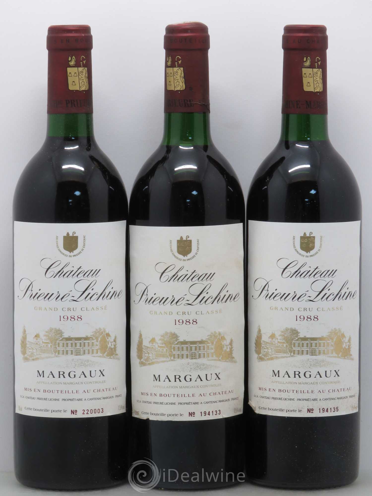 Château Prieuré Lichine 4ème Grand Cru Classé 1988 - Lot de 12 bouteilles - 4