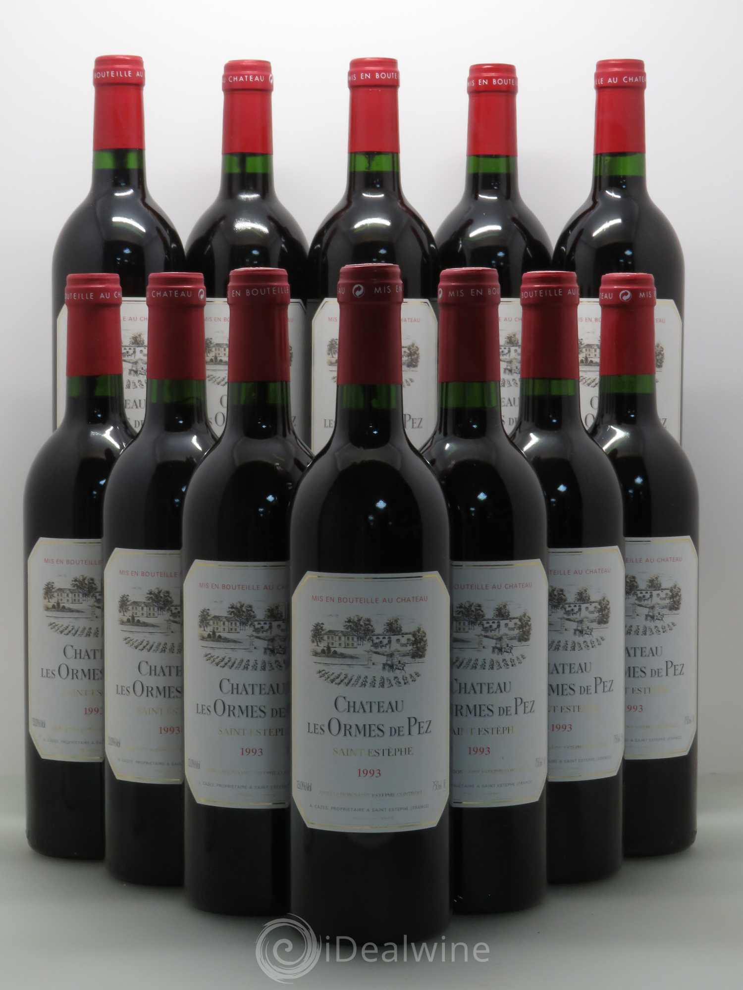 Château les Ormes de Pez 1993 - Lot de 12 bouteilles - 0