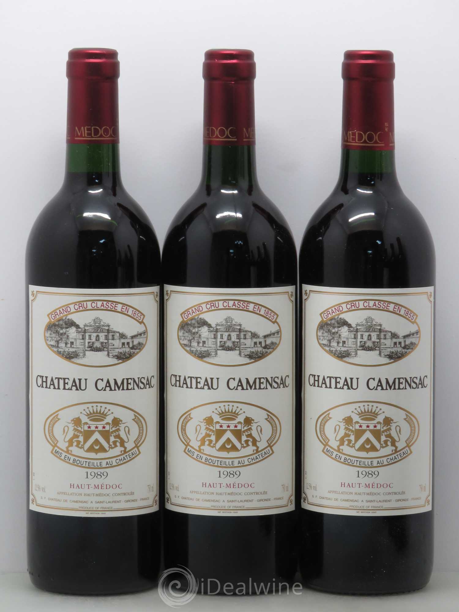 Château Camensac 5ème Grand Cru Classé 1989 - Lot de 12 bouteilles - 3