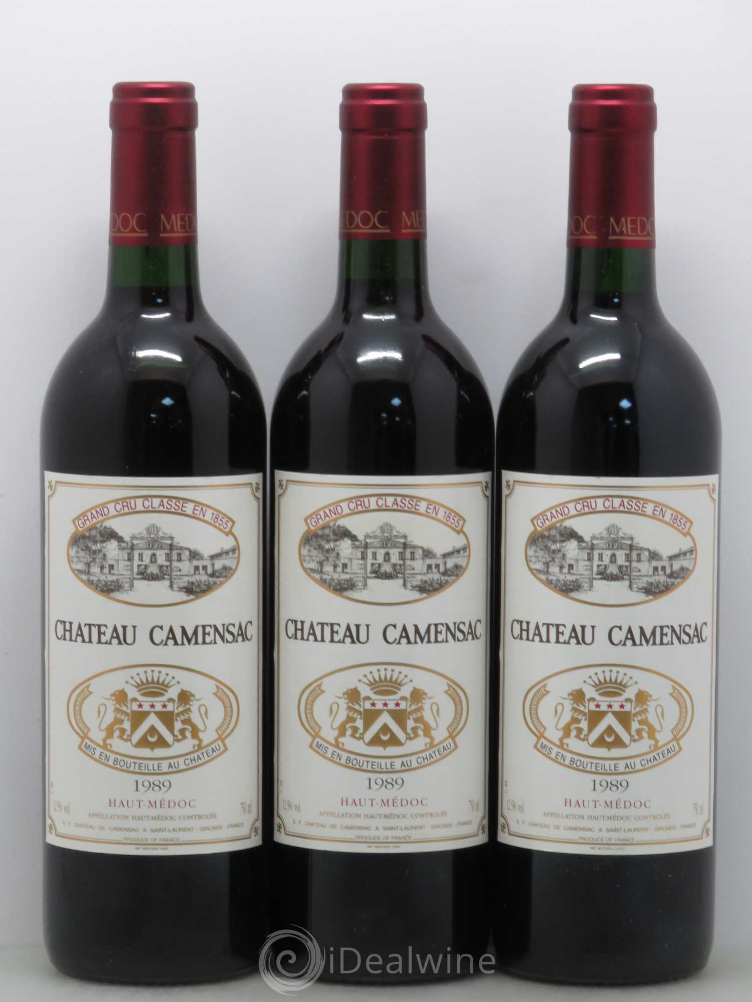 Château Camensac 5ème Grand Cru Classé 1989 - Lot de 12 bouteilles - 4