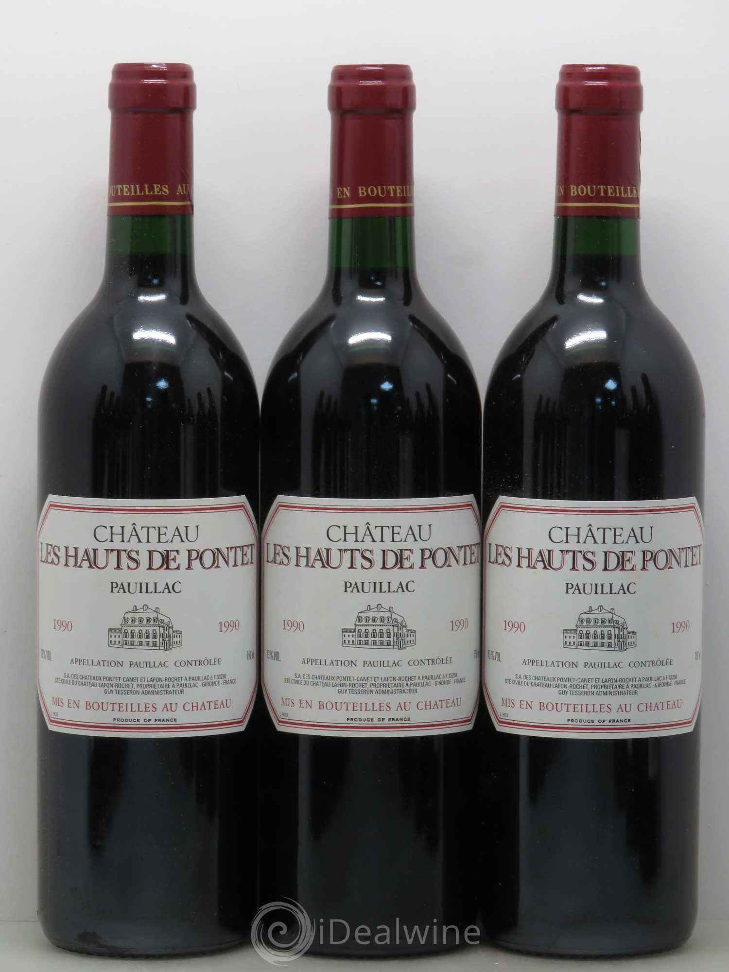Les Hauts de Pontet-Canet Second Vin 1990 - Lot de 12 bouteilles - 1