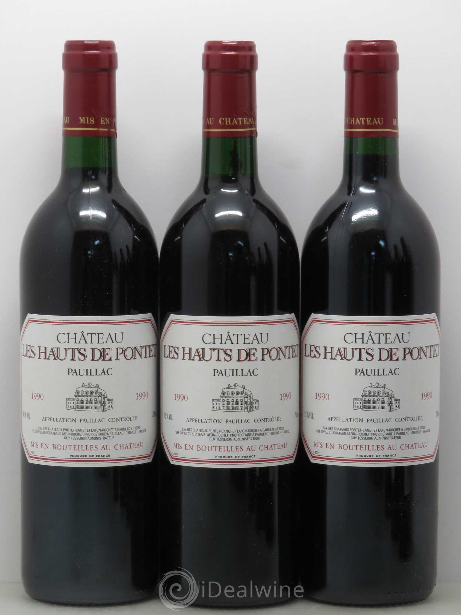 Les Hauts de Pontet-Canet Second Vin 1990 - Lot de 12 bouteilles - 3