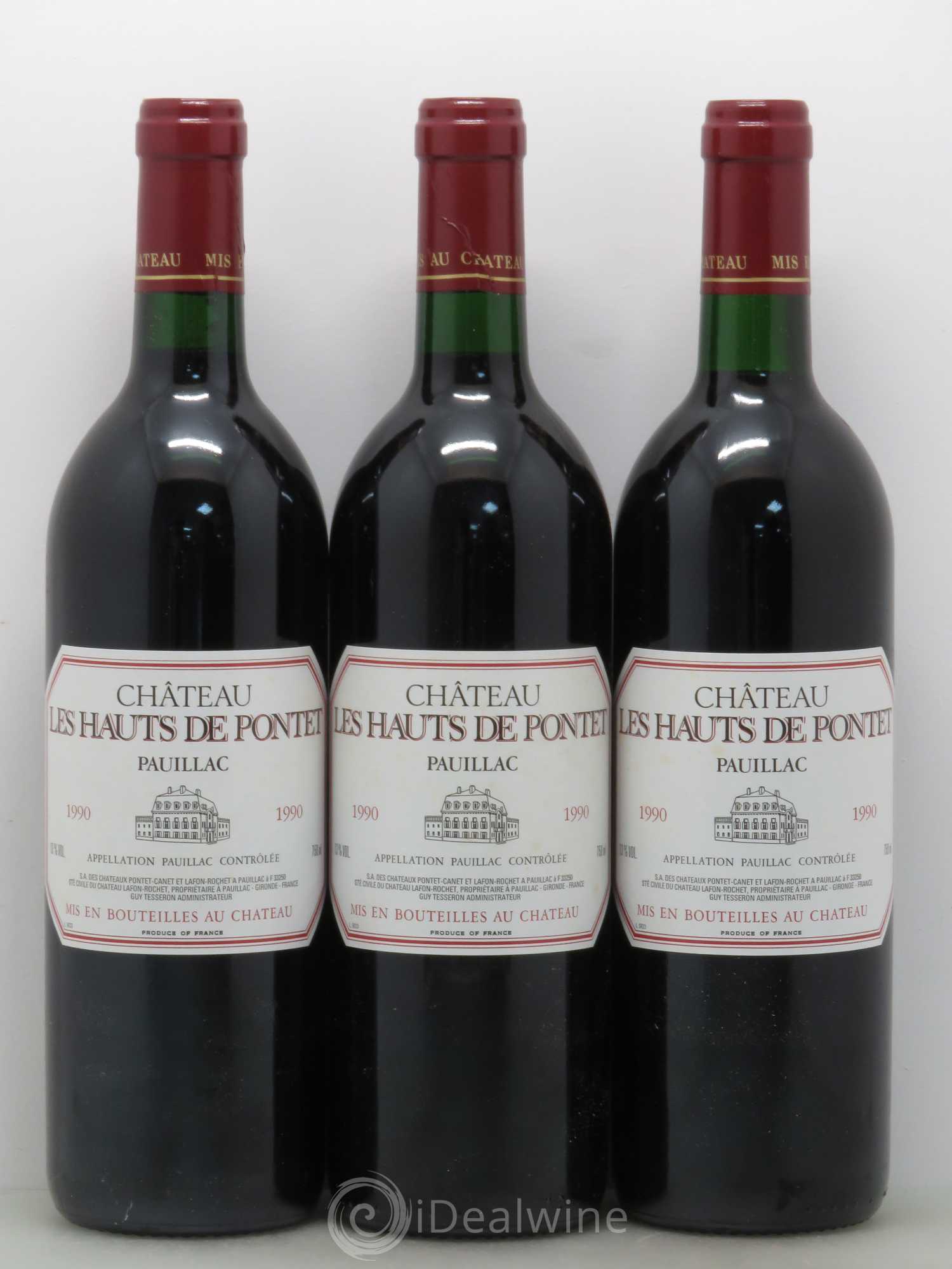 Les Hauts de Pontet-Canet Second Vin 1990 - Lot de 12 bouteilles - 4