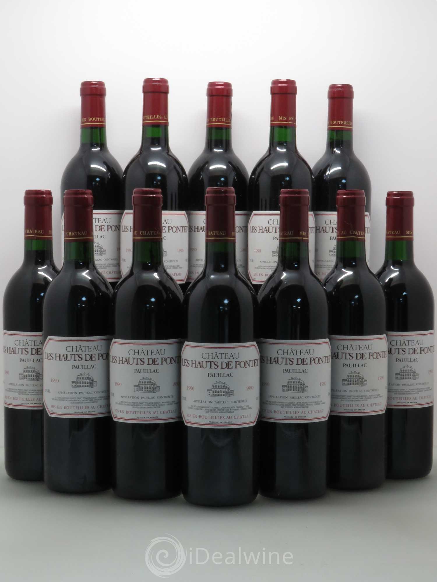 Les Hauts de Pontet-Canet Second Vin 1990 - Lot de 12 bouteilles - 0