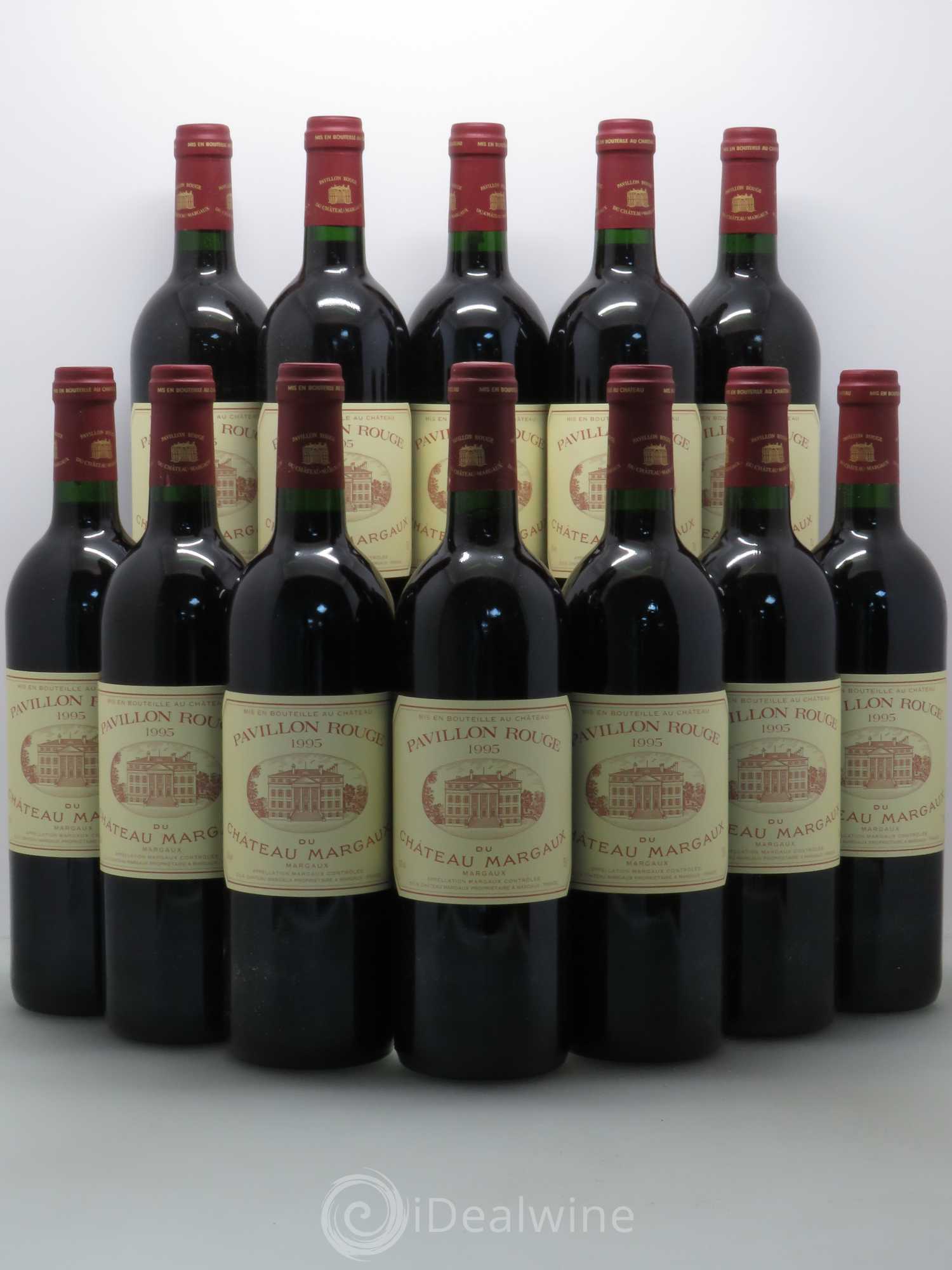 Pavillon Rouge du Château Margaux Second Vin 1995 - Lot de 12 bouteilles - 0