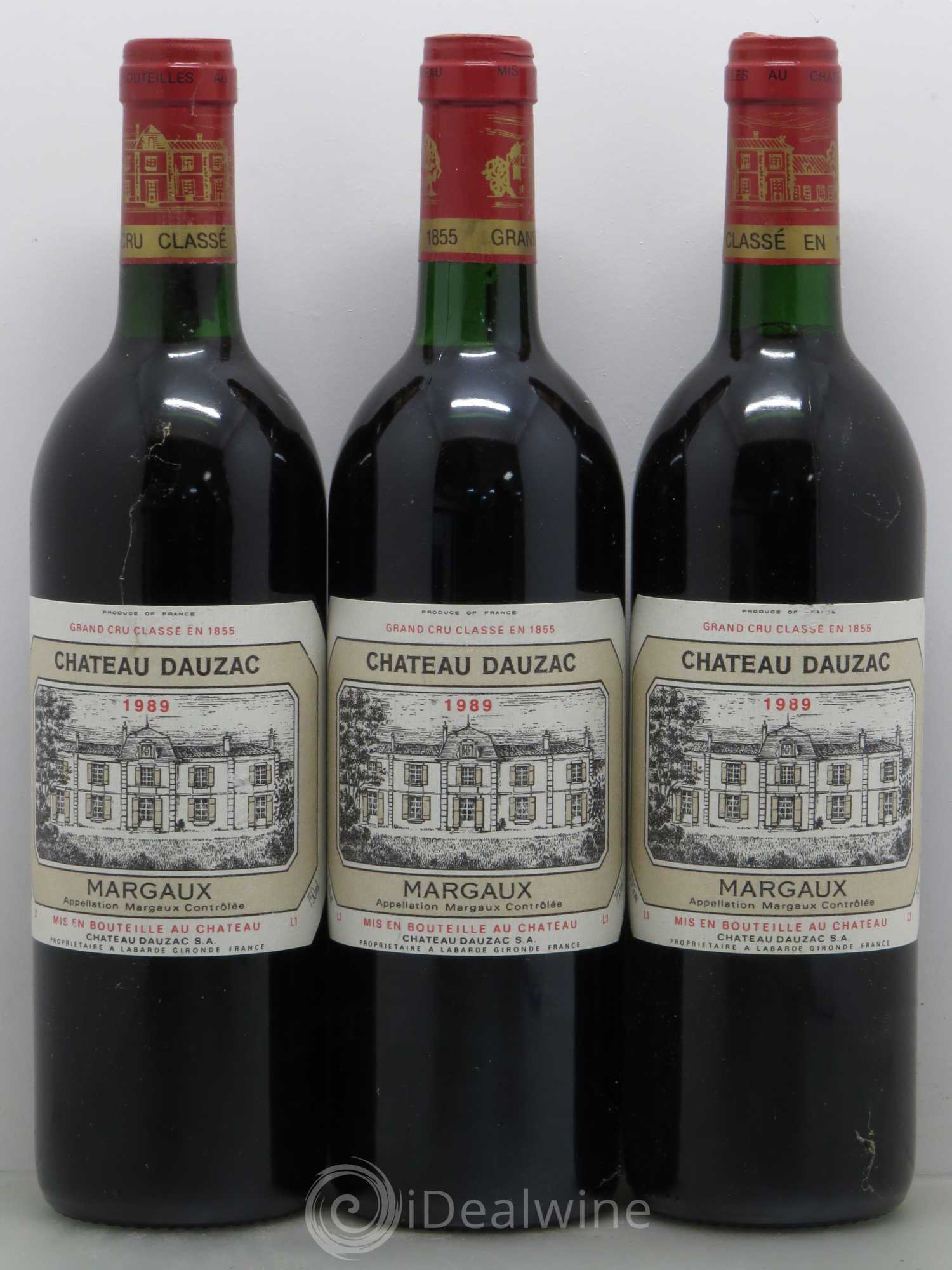 Château Dauzac 5ème Grand Cru Classé 1989 - Lot de 6 bouteilles - 1
