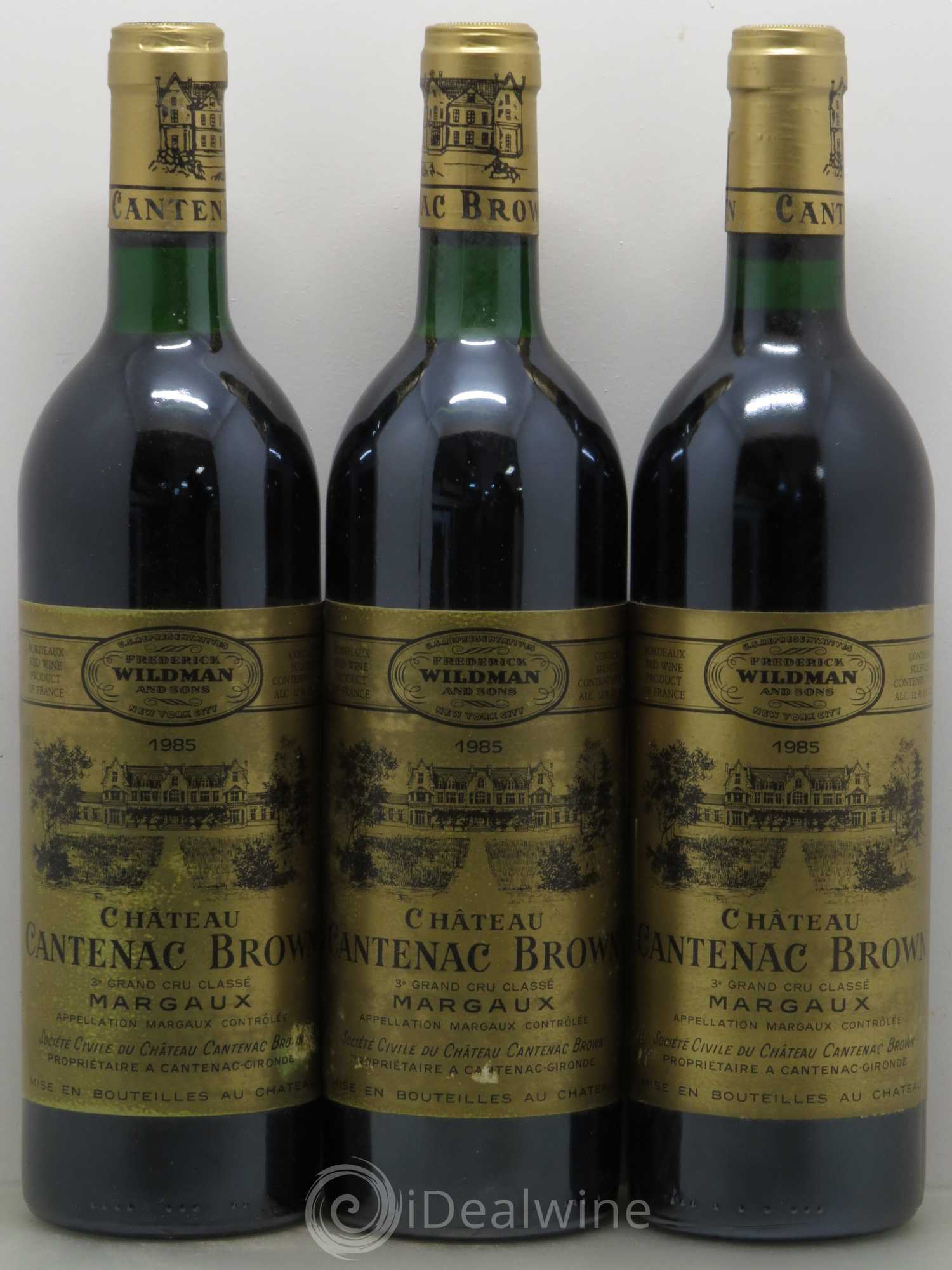 Château Cantenac Brown 3ème Grand Cru Classé 1985 - Lot de 6 bouteilles - 2