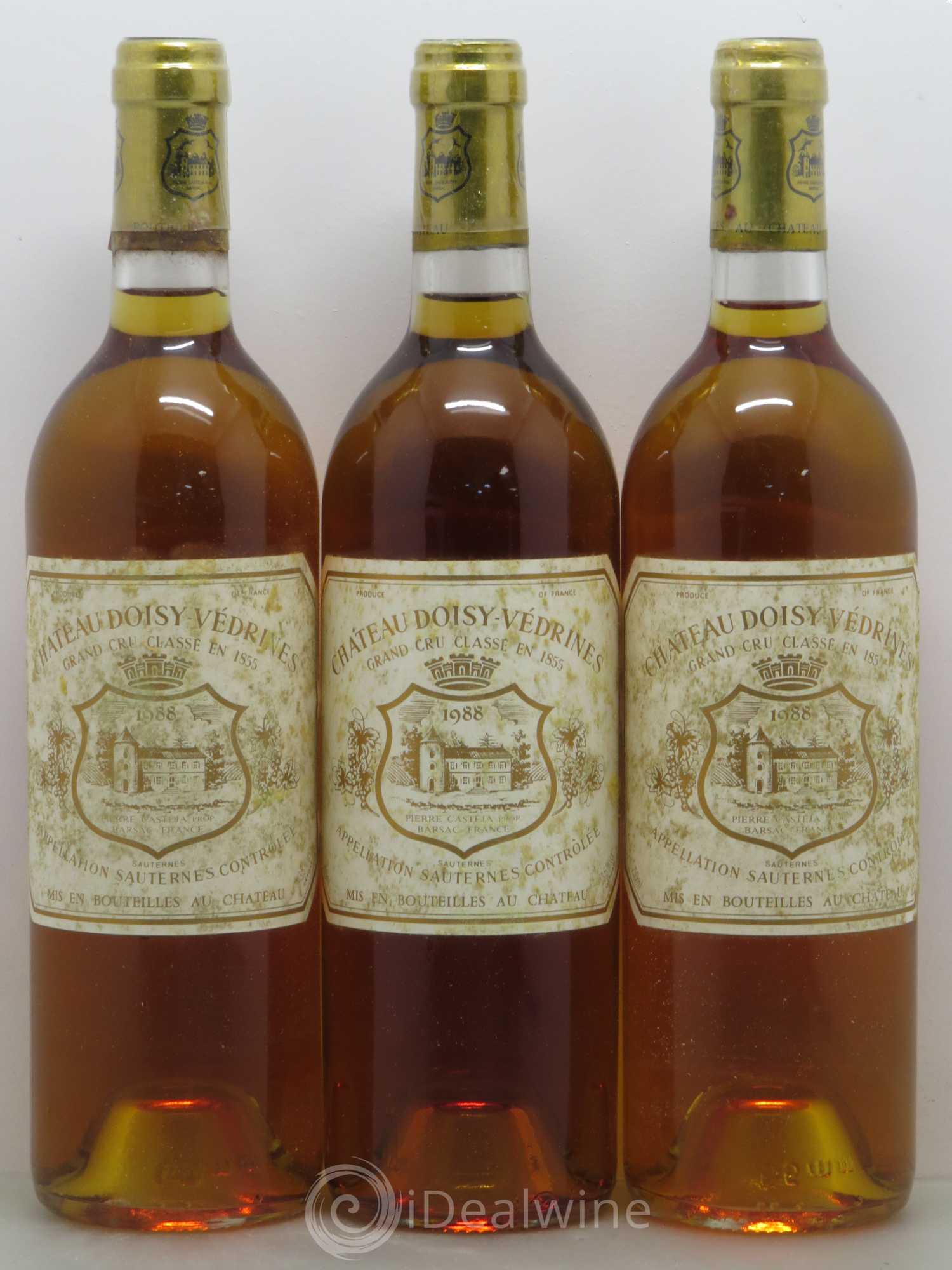 Château Doisy-Védrines 2ème Grand Cru Classé 1988 - Lotto di 6 bottiglie - 1