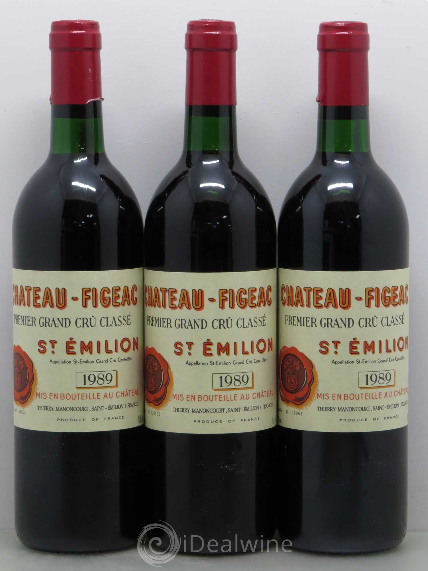 Château Figeac 1er Grand Cru Classé A 1989 - Lot de 6 bouteilles - 2