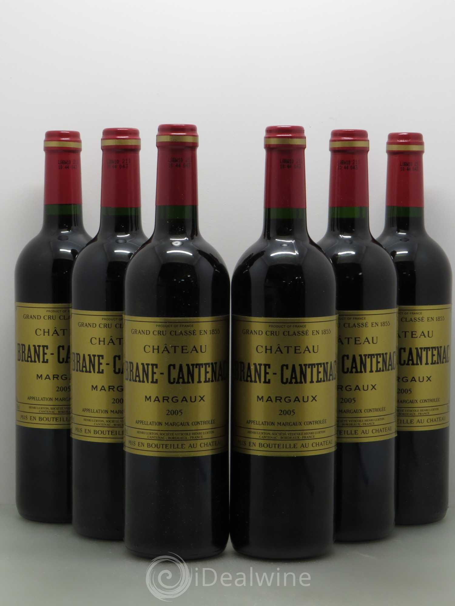 Château Brane Cantenac 2ème Grand Cru Classé 2005 - Lot de 6 bouteilles - 0