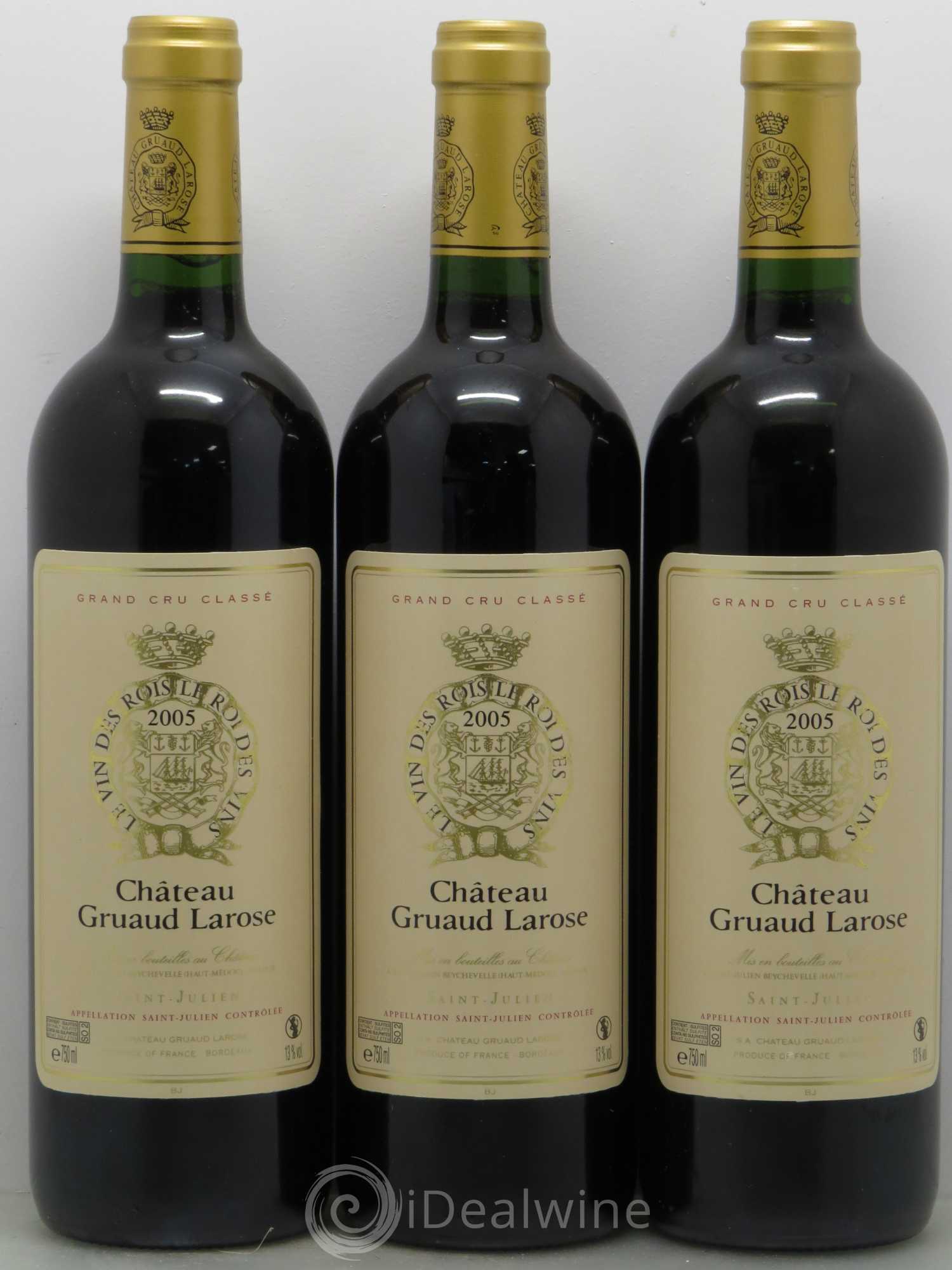 Château Gruaud Larose 2ème Grand Cru Classé 2005 - Lot de 6 bouteilles - 1