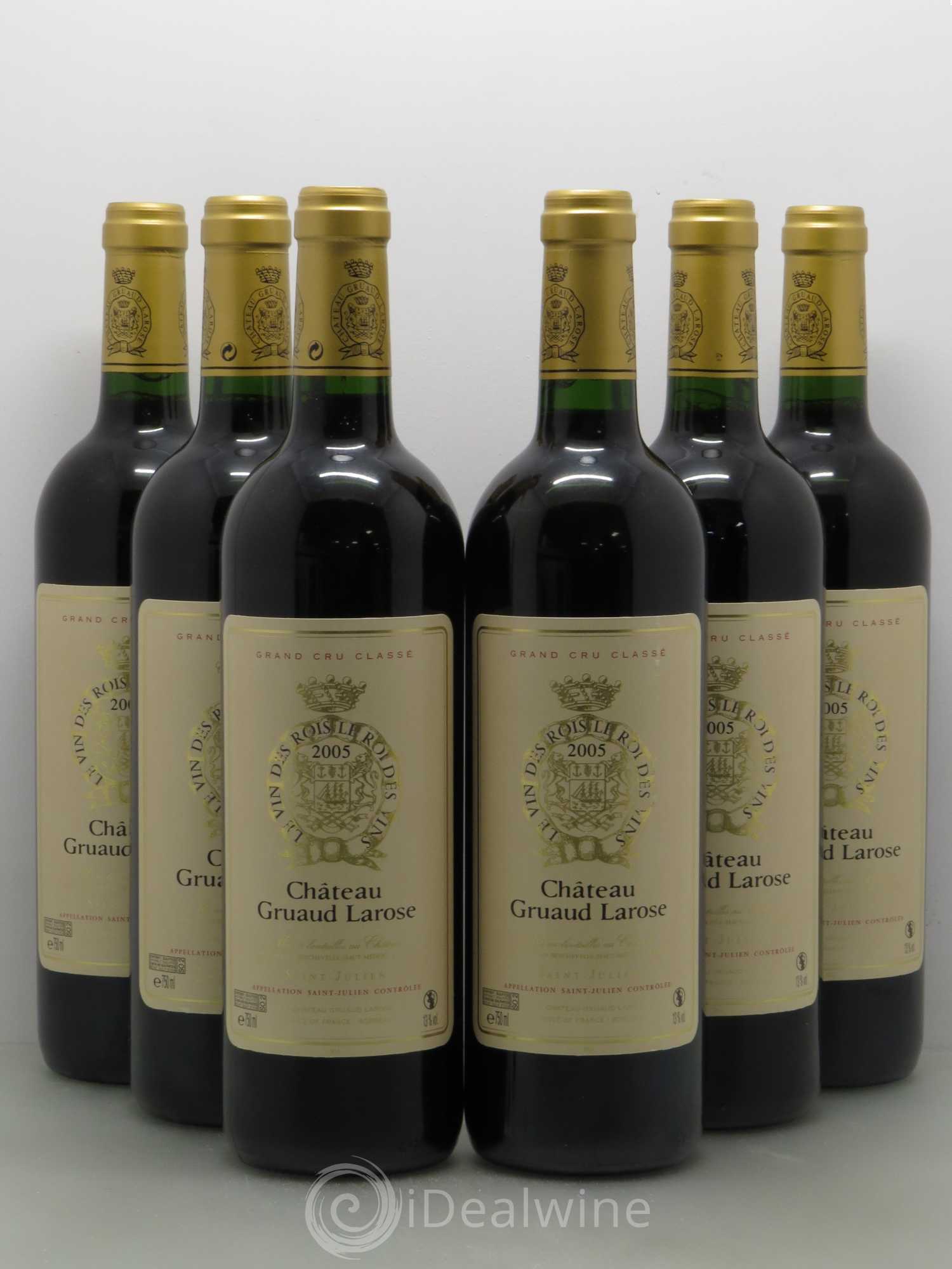 Château Gruaud Larose 2ème Grand Cru Classé 2005 - Lot de 6 bouteilles - 0