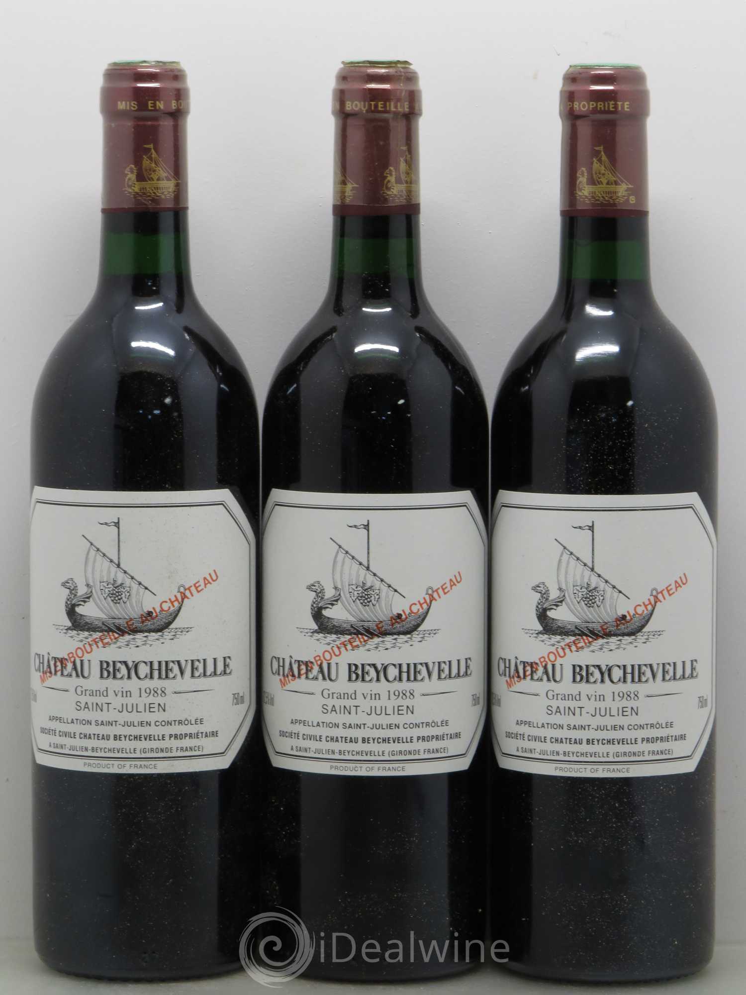 Château Beychevelle 4ème Grand Cru Classé 1988 - Lot de 6 bouteilles - 2