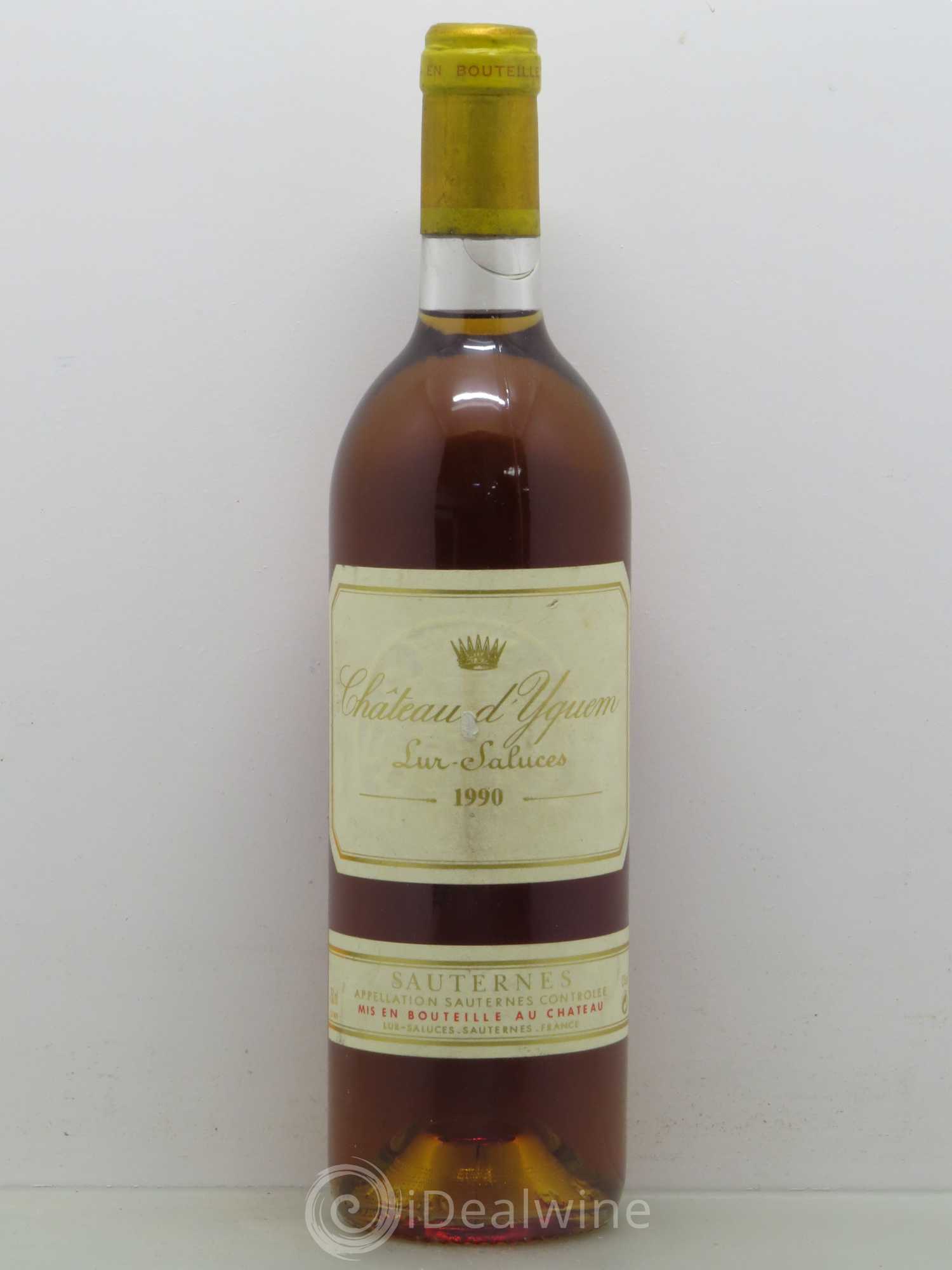 Château d' Yquem 1er Cru Classé Supérieur 1990 - Lotto di 1 bottiglia - 0