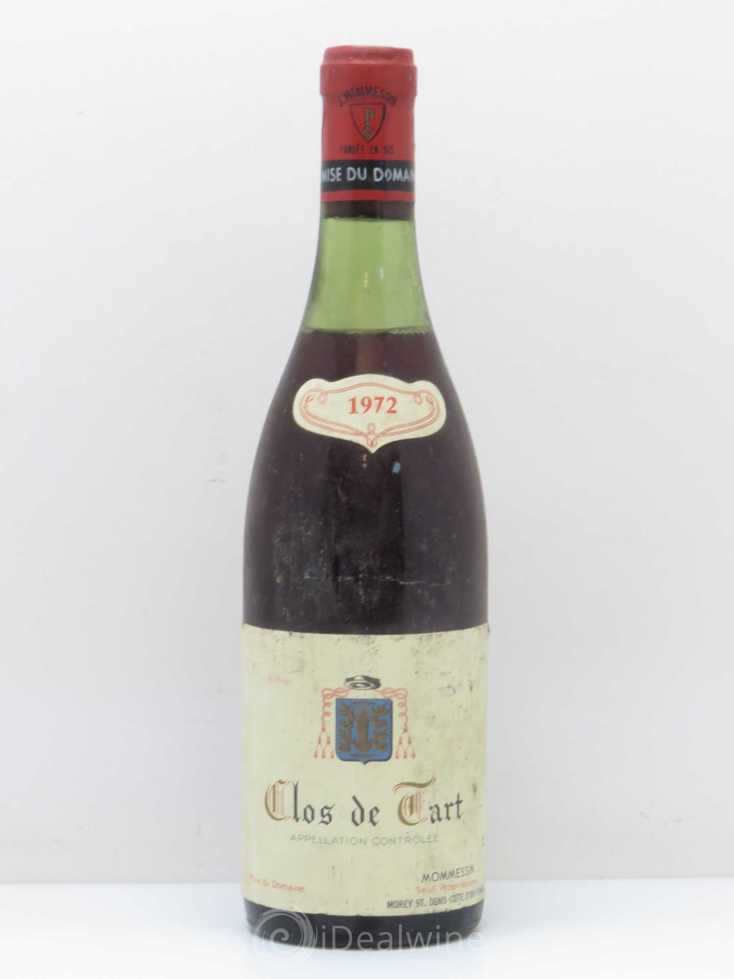 Clos de Tart Grand Cru Clos de Tart 1972 - Lot de 1 bouteille - 0