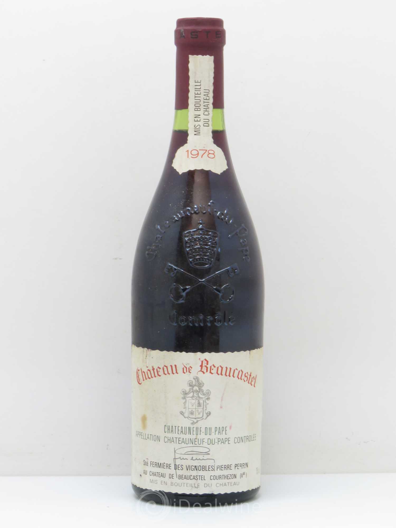 Châteauneuf-du-Pape Château de Beaucastel Famille Perrin 1978 - Lot de 1 bouteille - 0
