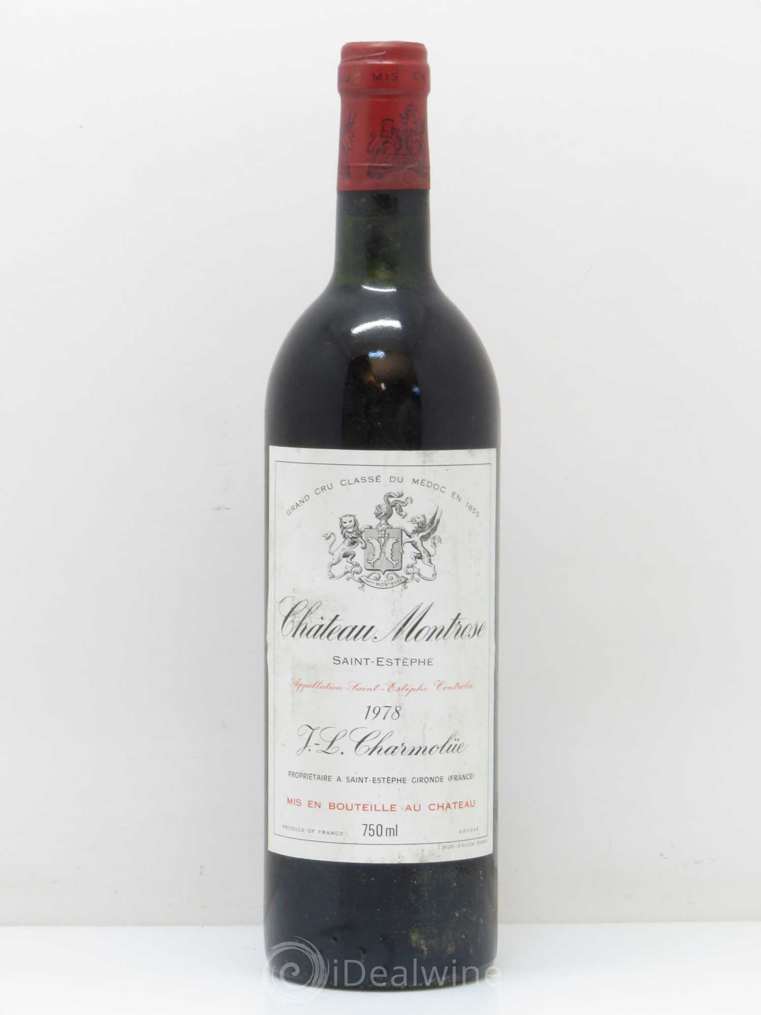 Château Montrose 2ème Grand Cru Classé 1978 - Lot de 1 bouteille - 0