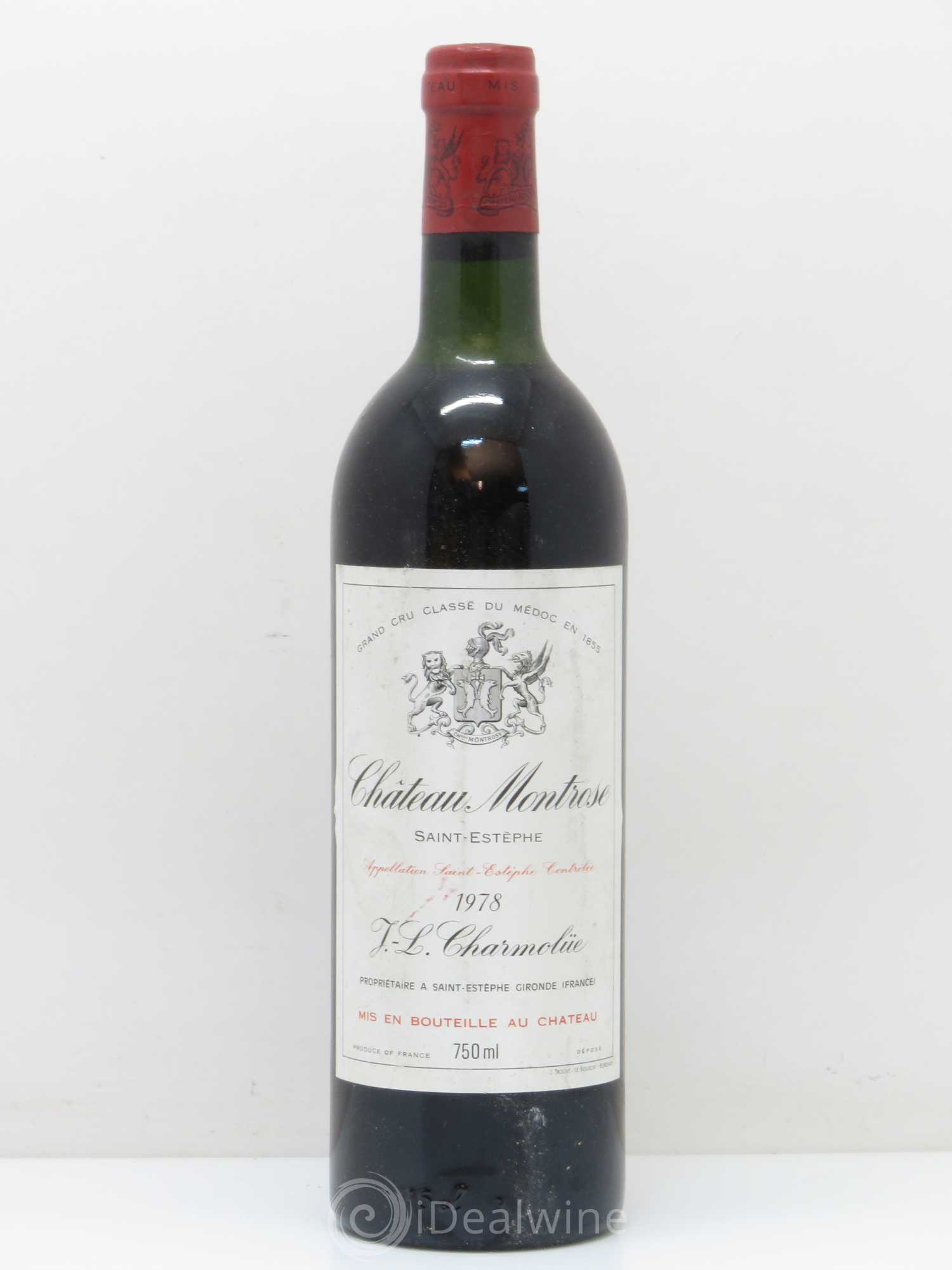 Château Montrose 2ème Grand Cru Classé 1978 - Lot de 1 bouteille - 0
