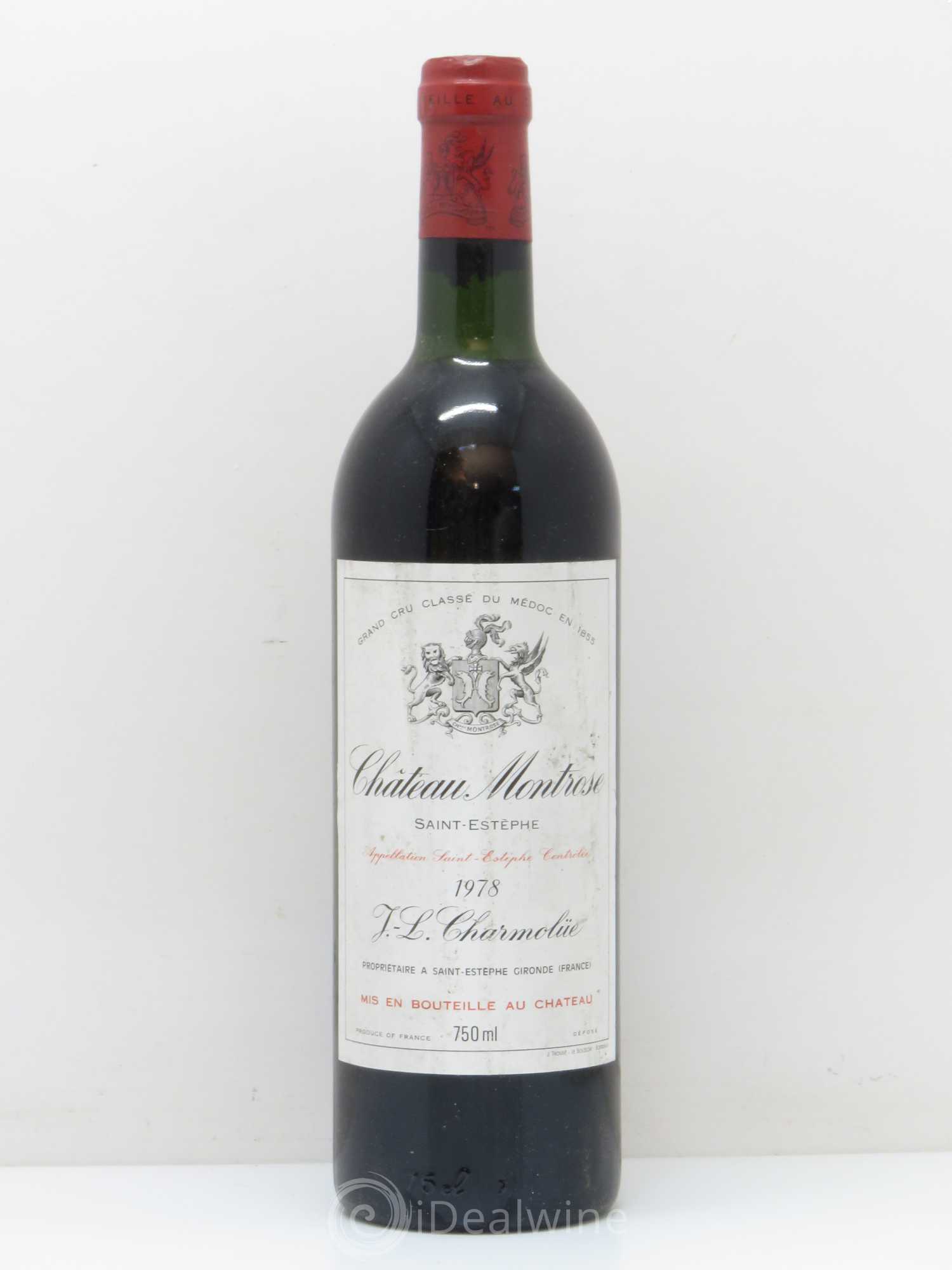 Château Montrose 2ème Grand Cru Classé 1978 - Lot de 1 bouteille - 0