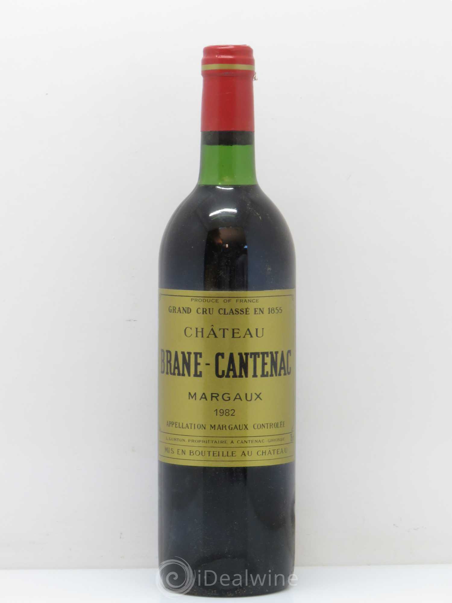 Château Brane Cantenac 2ème Grand Cru Classé 1982 - Lot de 1 bouteille - 0