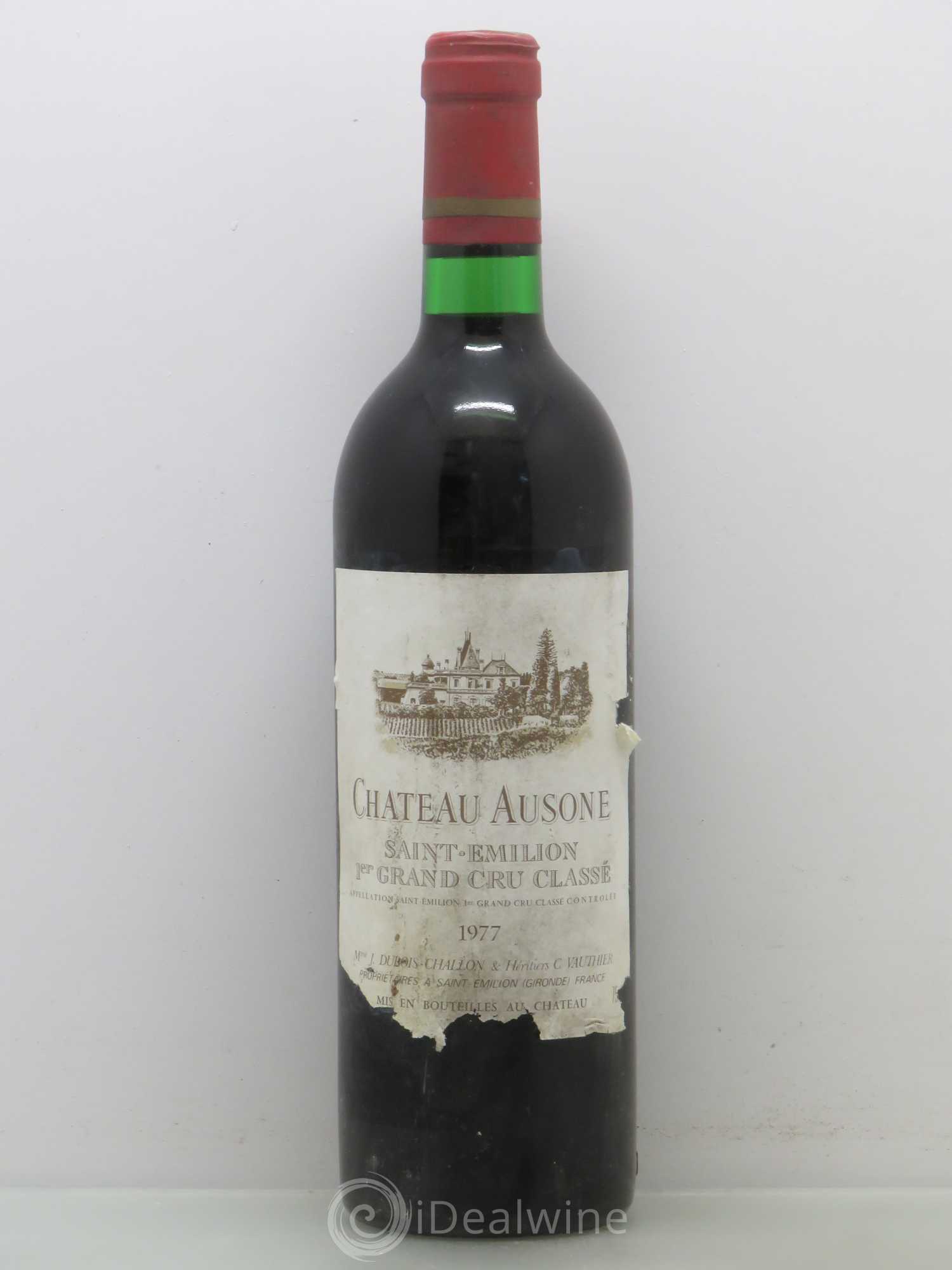 Château Ausone 1er Grand Cru Classé A 1977 - Lot de 1 bouteille - 0