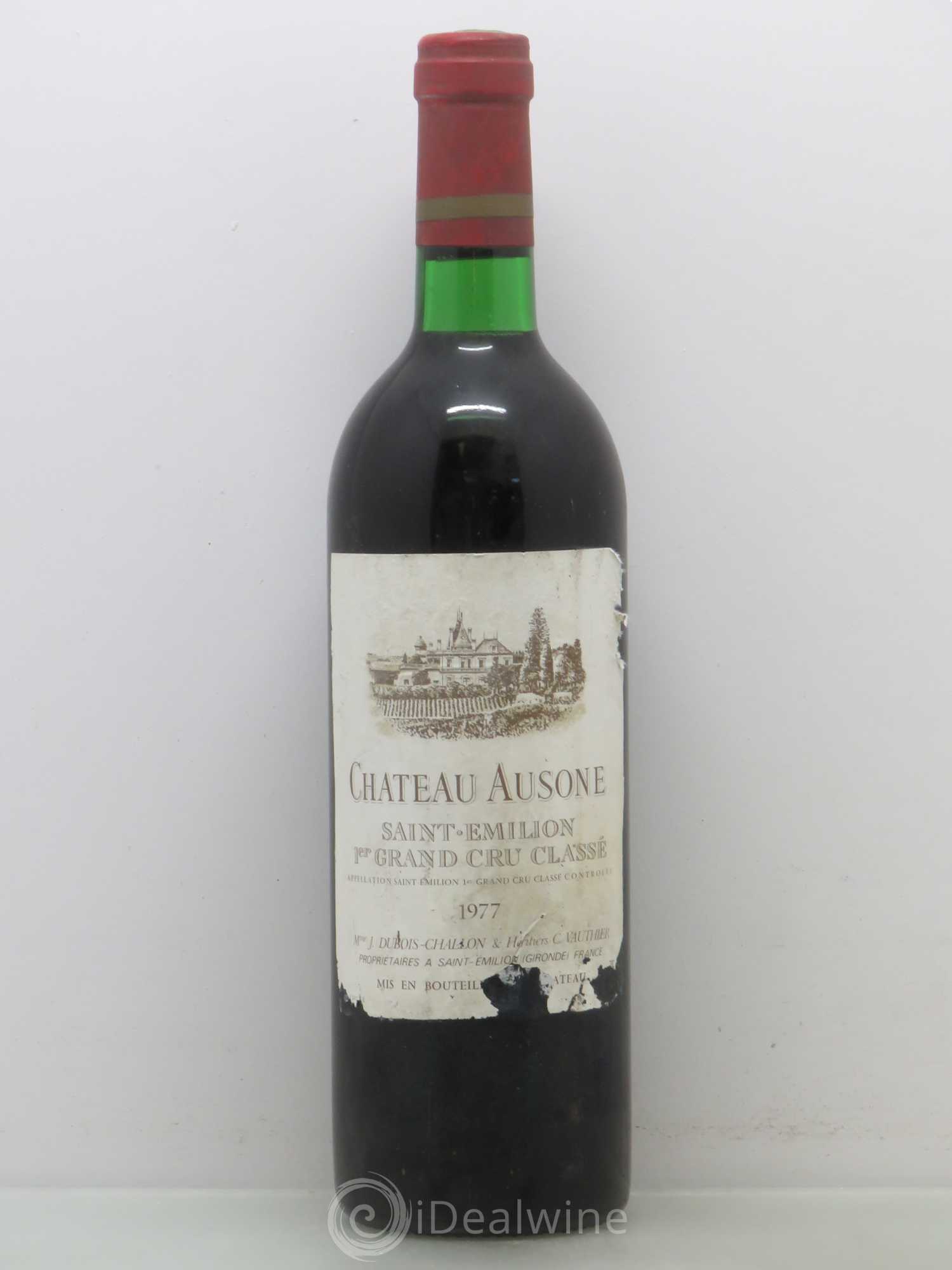 Château Ausone 1er Grand Cru Classé A 1977 - Lot de 1 bouteille - 0