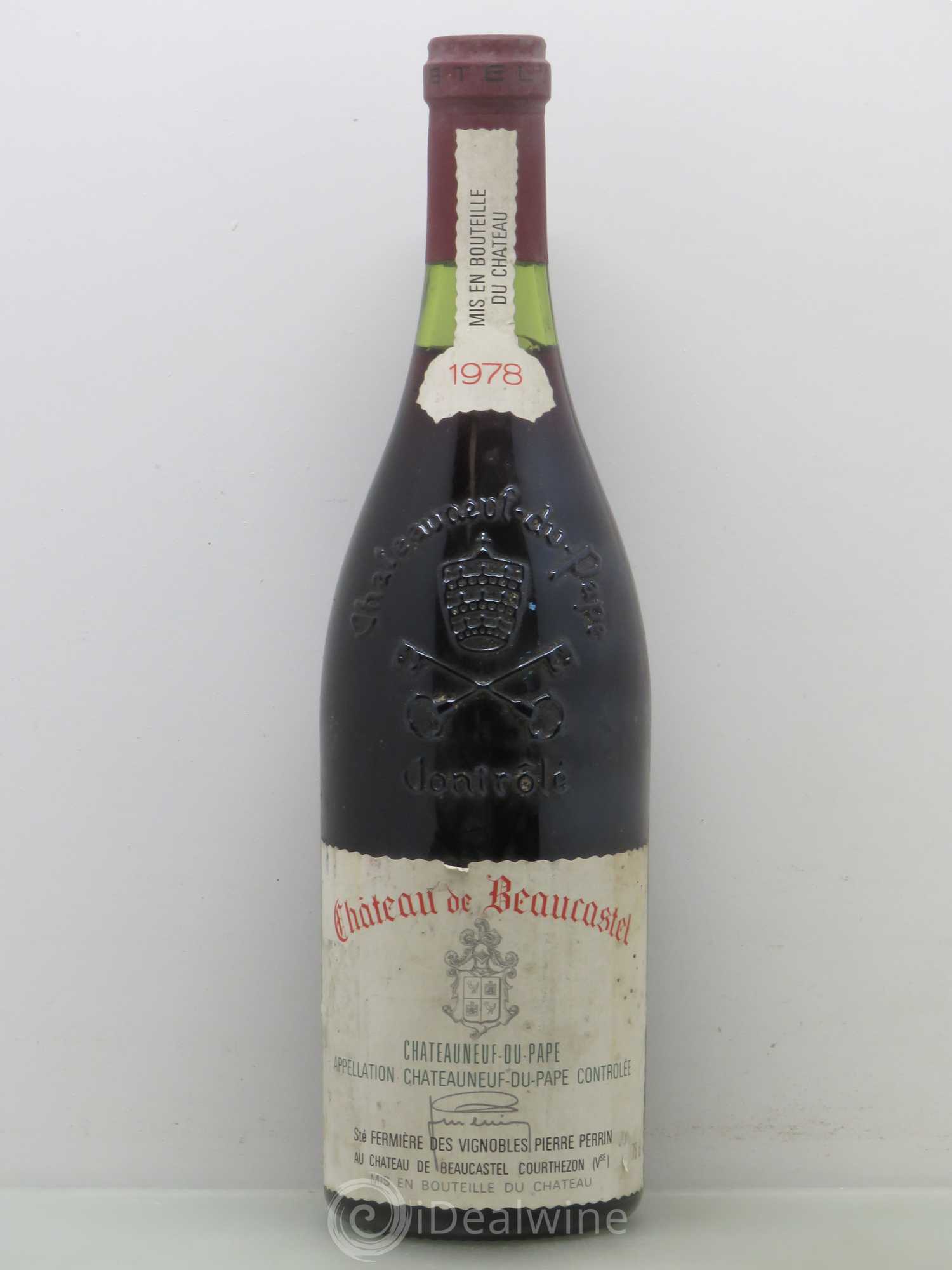 Châteauneuf-du-Pape Château de Beaucastel Famille Perrin 1978 - Lot de 1 bouteille - 0