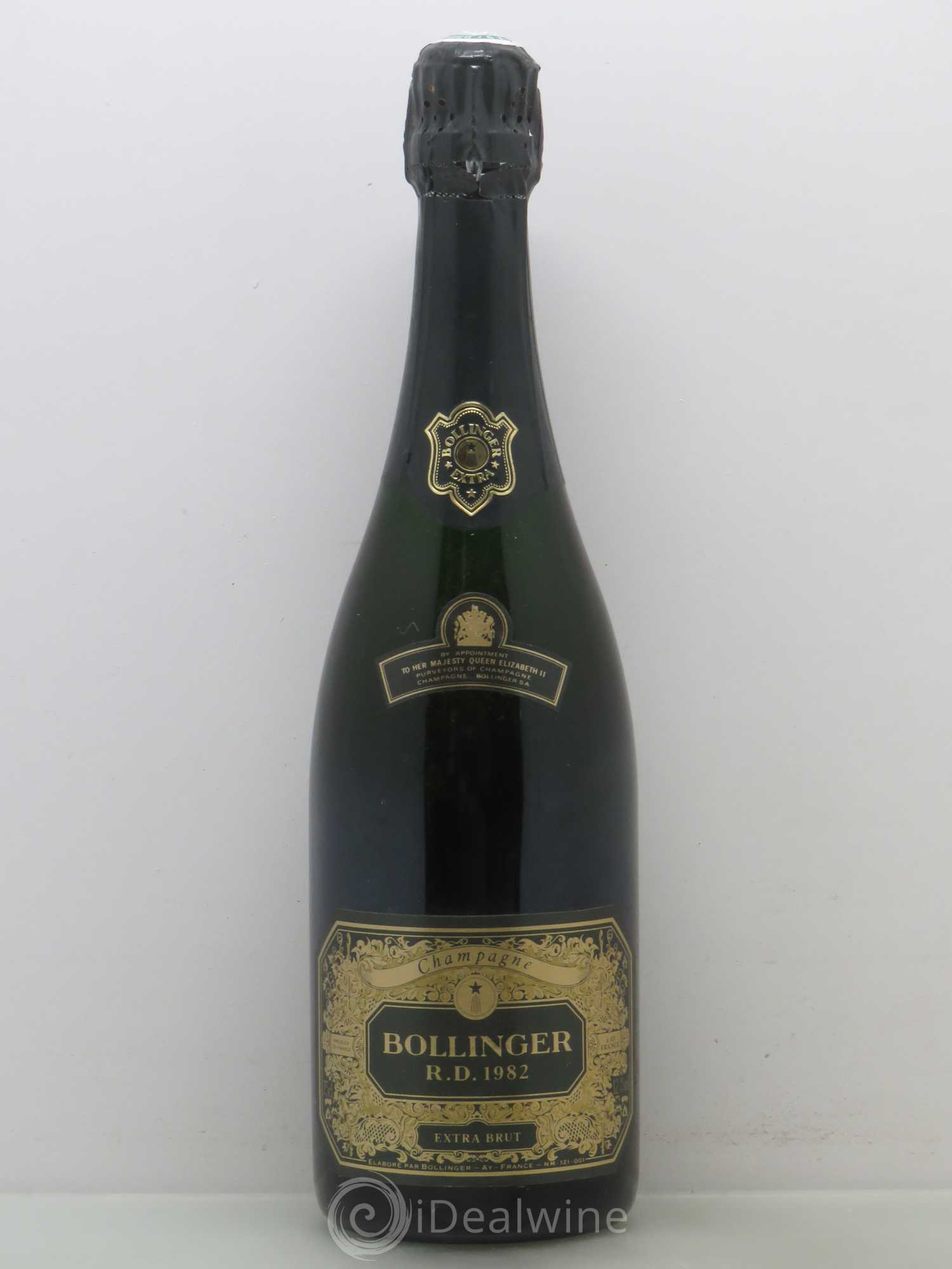 R.D. Extra-Brut Bollinger 1982 - Lot de 1 bouteille - 0
