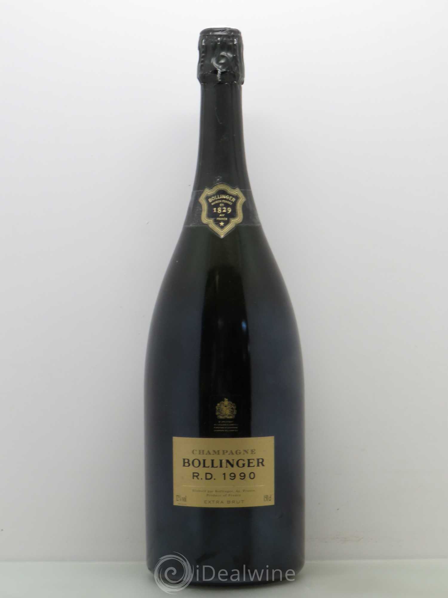 R.D. Extra-Brut Bollinger 1990 - Lot de 1 magnum - 0
