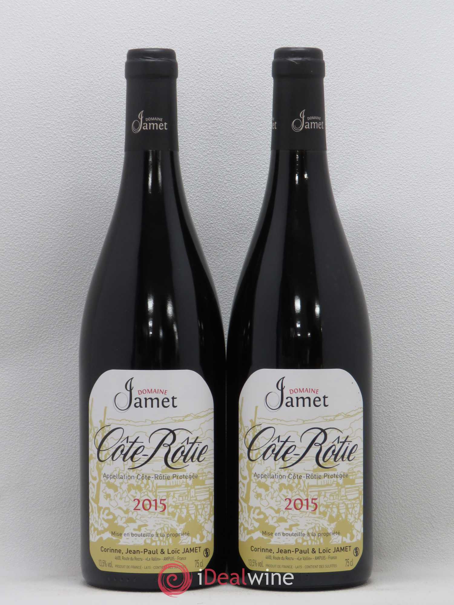 Côte-Rôtie Jamet (Domaine) 2015 - Lot de 2 bouteilles - 0