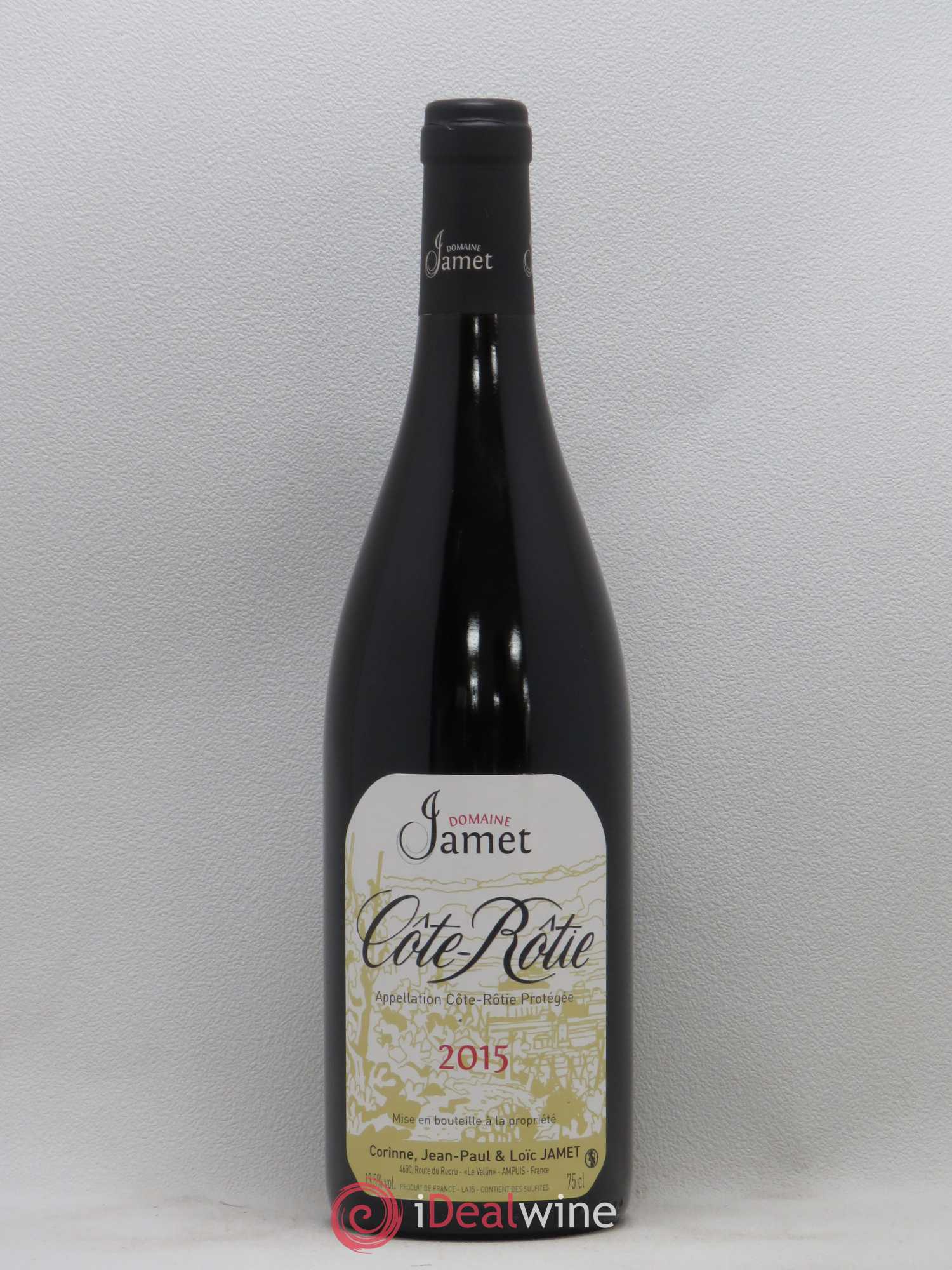 Côte-Rôtie Jamet (Domaine) 2015 - Lot de 1 bouteille - 0