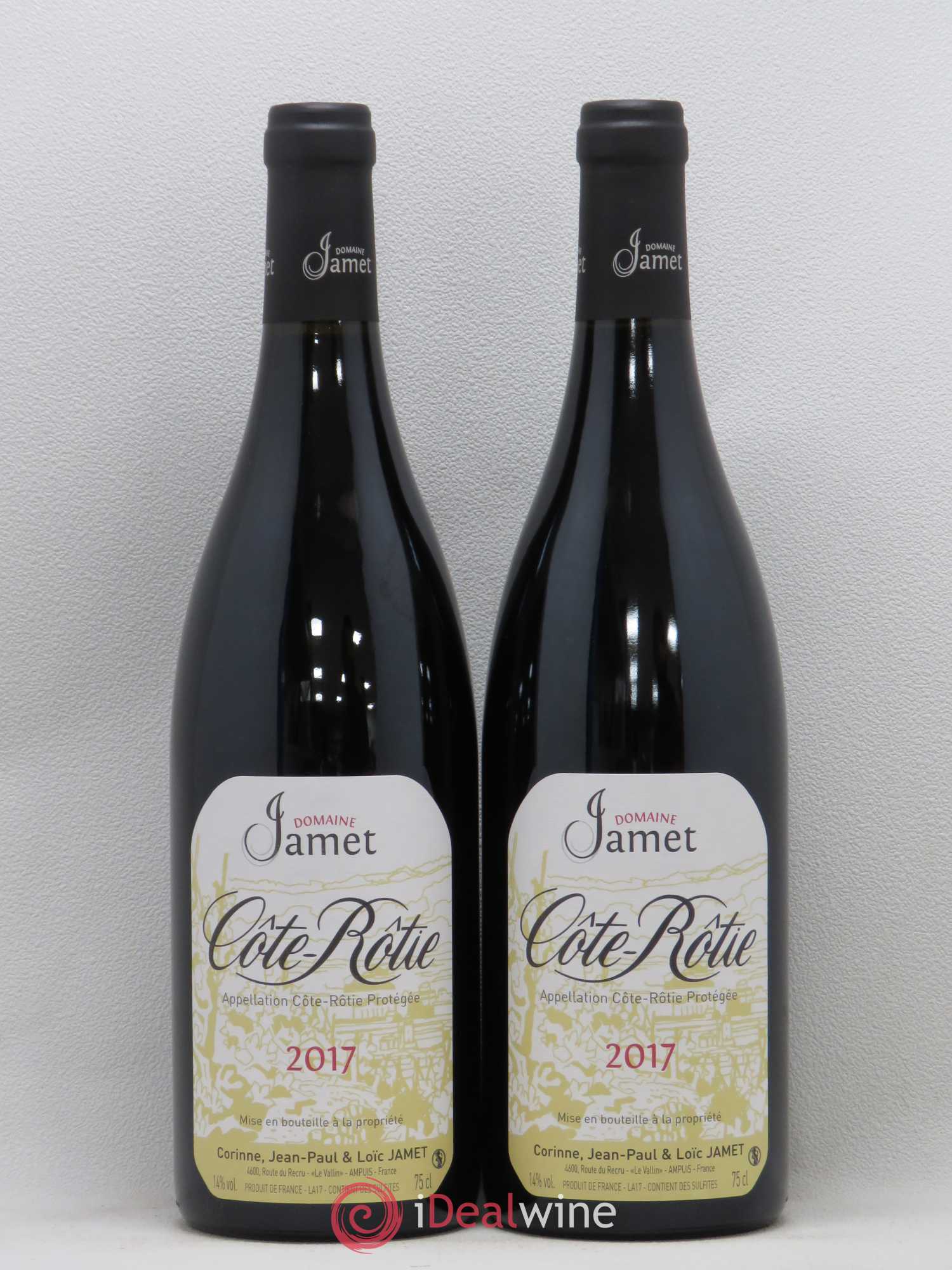 Côte-Rôtie Jamet (Domaine) 2017 - Lot de 2 bouteilles - 0