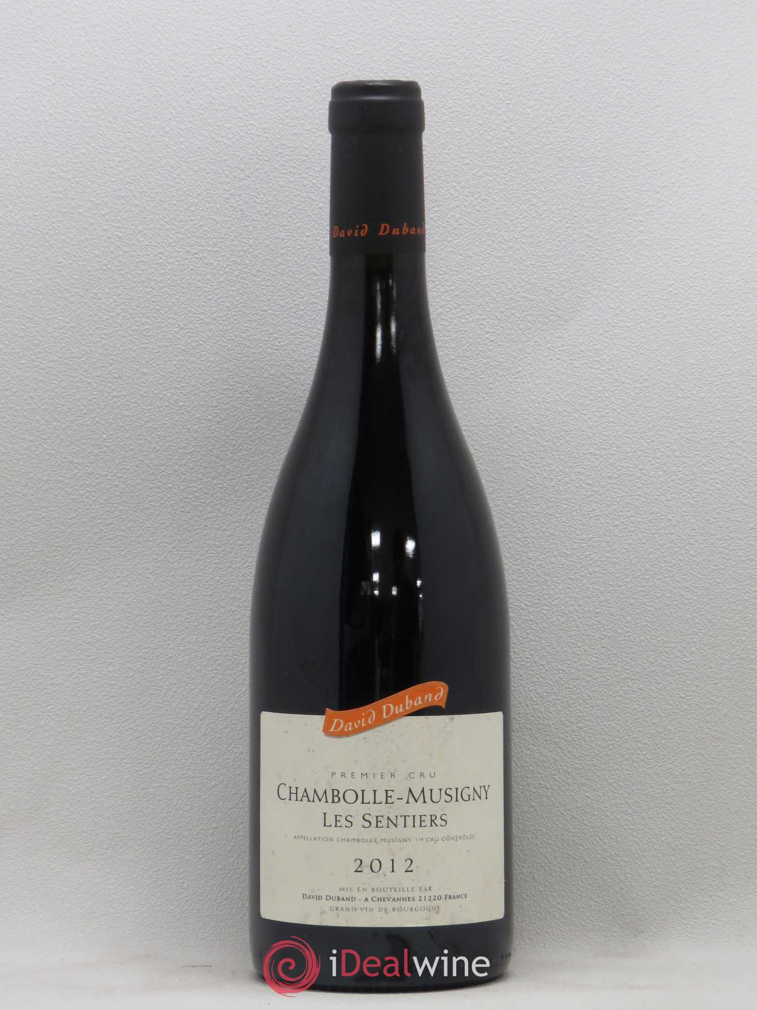 Chambolle-Musigny 1er Cru Les Sentiers David Duband (Domaine) 2012 - Lot de 1 bouteille - 0