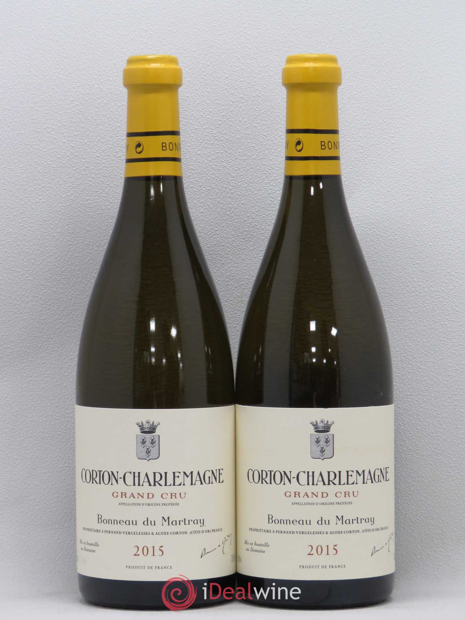 Corton-Charlemagne Grand Cru Bonneau du Martray (Domaine) 2015 - Lot de 2 bouteilles - 0