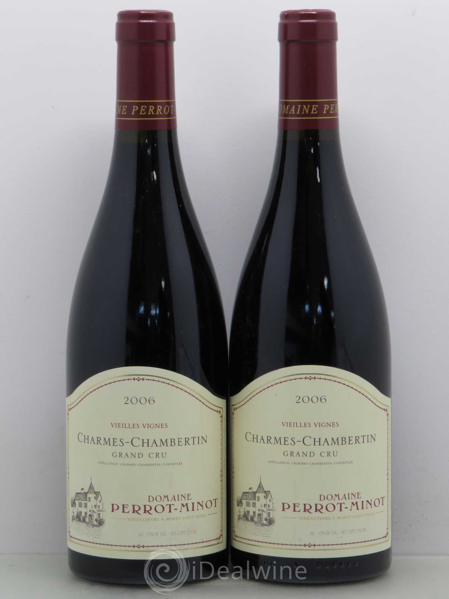 Charmes-Chambertin Grand Cru Vieilles Vignes Perrot-Minot 2006 - Lot de 2 bouteilles - 0