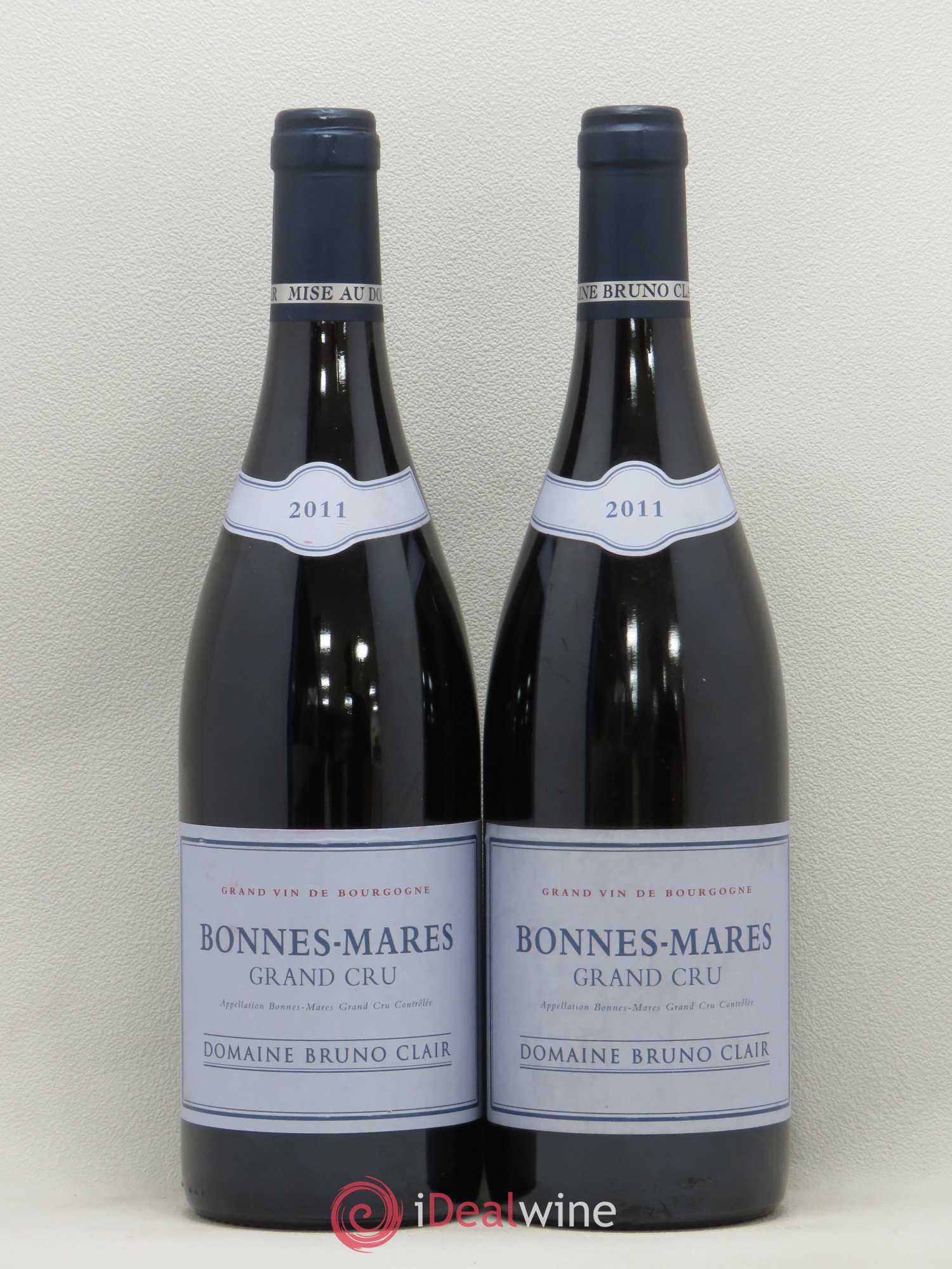 Bonnes-Mares Grand Cru Bruno Clair (Domaine) 2011 - Lot de 2 bouteilles - 0
