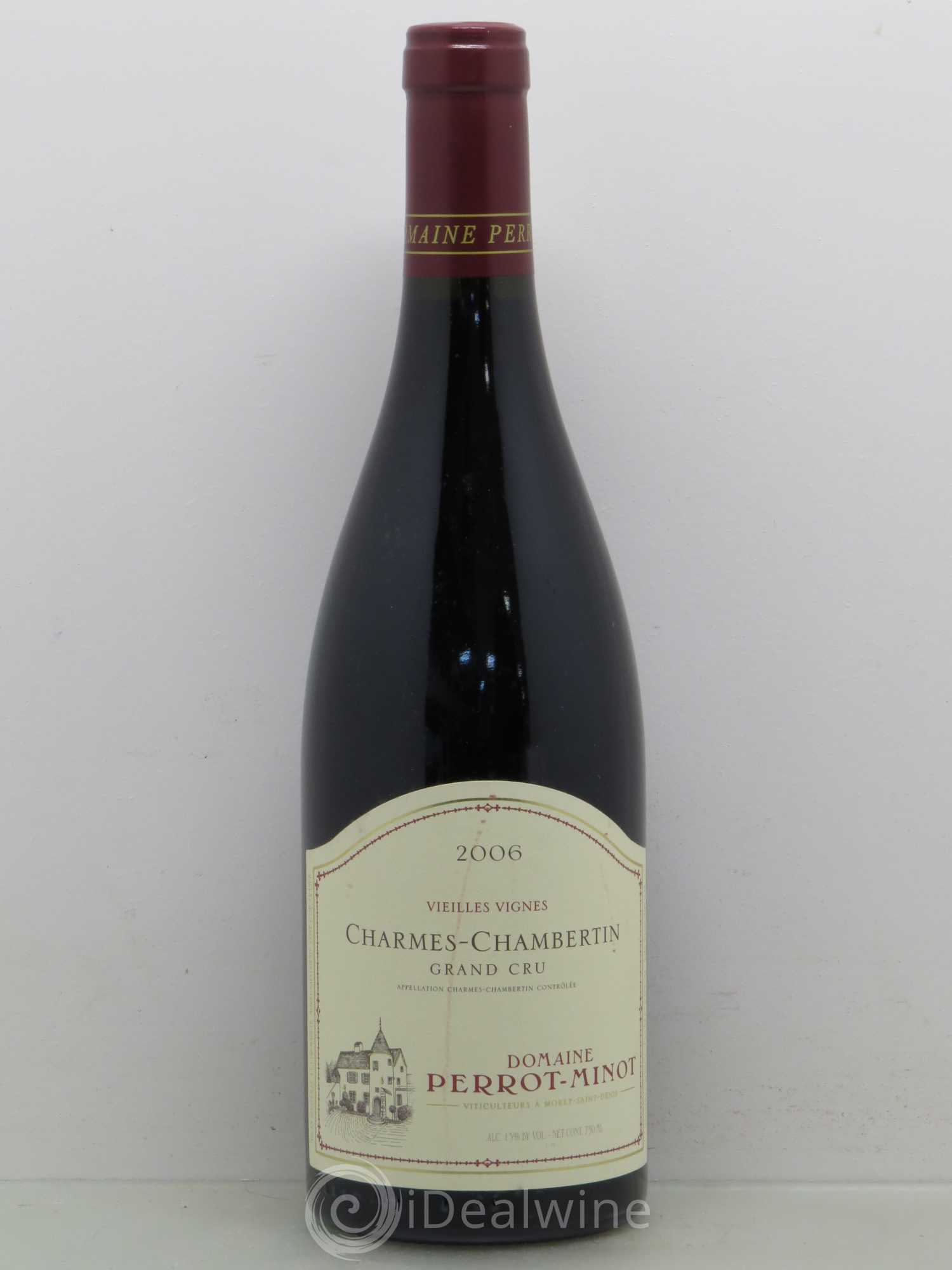 Charmes-Chambertin Grand Cru Vieilles Vignes Perrot-Minot (sans prix de réserve) 2006 - Lot de 1 bouteille - 0