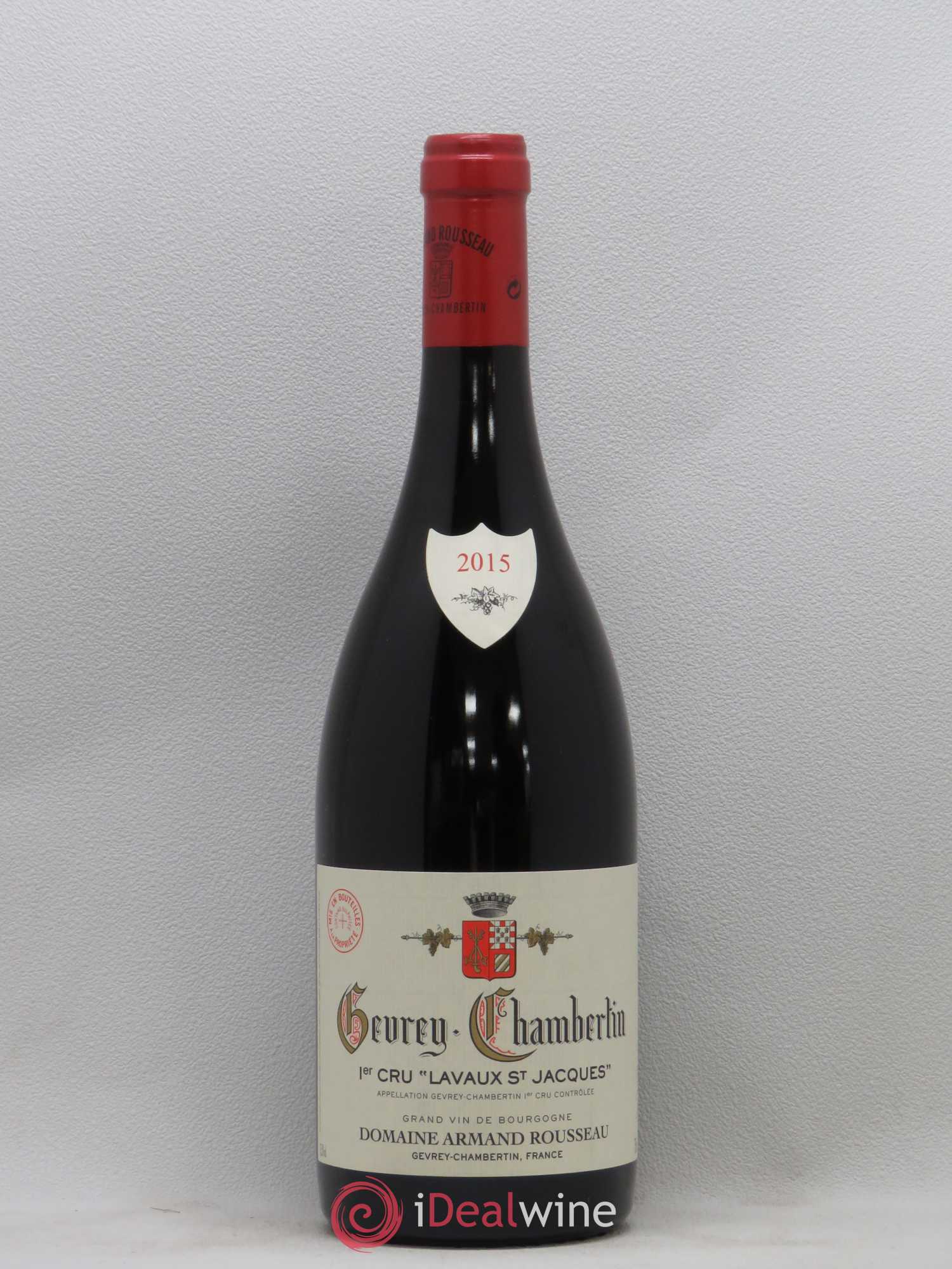 Gevrey-Chambertin 1er Cru Lavaux Saint Jacques Armand Rousseau (Domaine) 2015 - Lot de 1 bouteille - 0