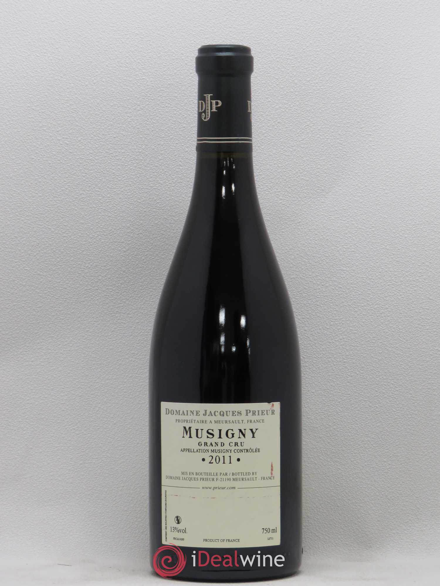Musigny Grand Cru Jacques Prieur (Domaine) 2011 - Lot de 1 bouteille - 1