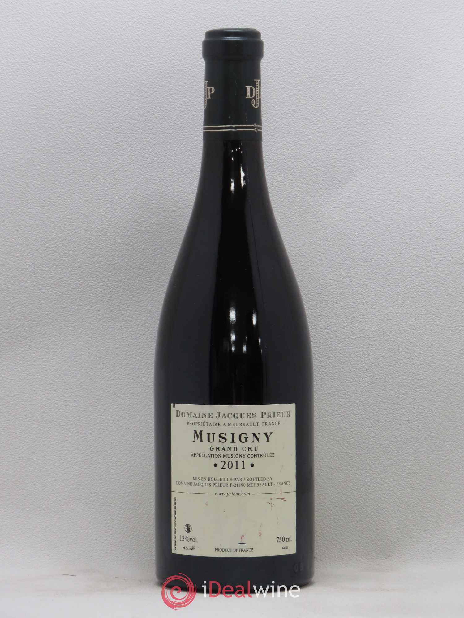 Musigny Grand Cru Jacques Prieur (Domaine) 2011 - Lot de 1 bouteille - 1