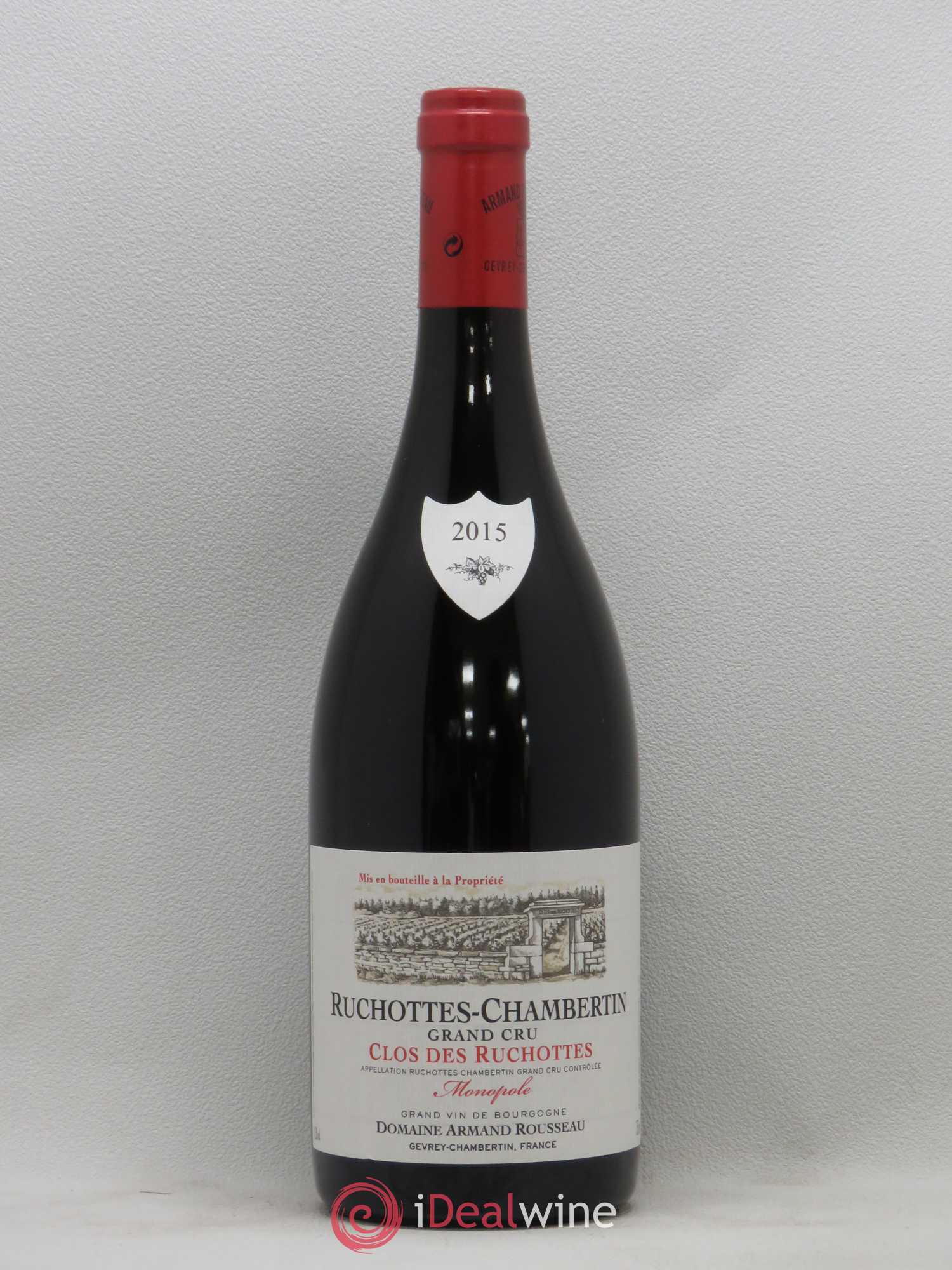 Ruchottes-Chambertin Grand Cru Clos des Ruchottes Armand Rousseau (Domaine) 2015 - Posten von 1 Flasche - 0