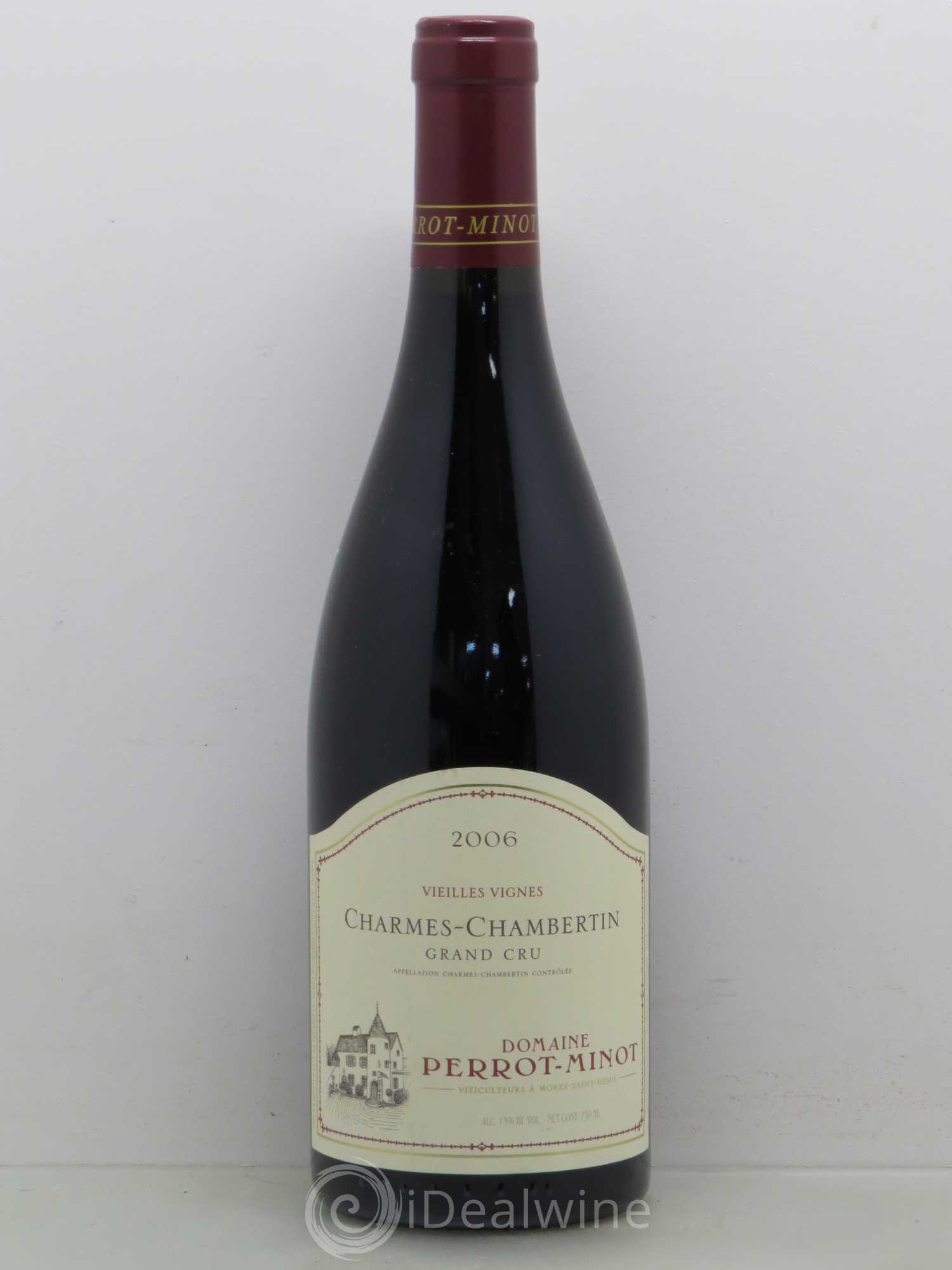 Charmes-Chambertin Grand Cru Vieilles Vignes Perrot-Minot (sans prix de réserve) 2006 - Lot de 1 bouteille - 0