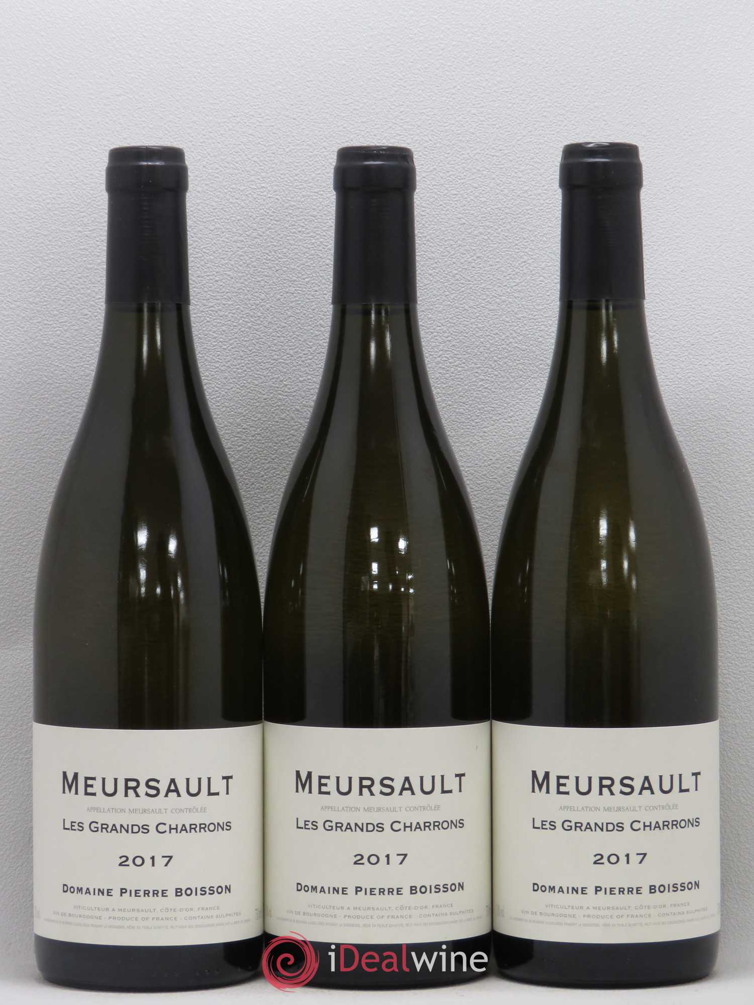 Meursault Les Grands Charrons Pierre Boisson (Domaine) 2017 - Lot de 3 bouteilles - 0