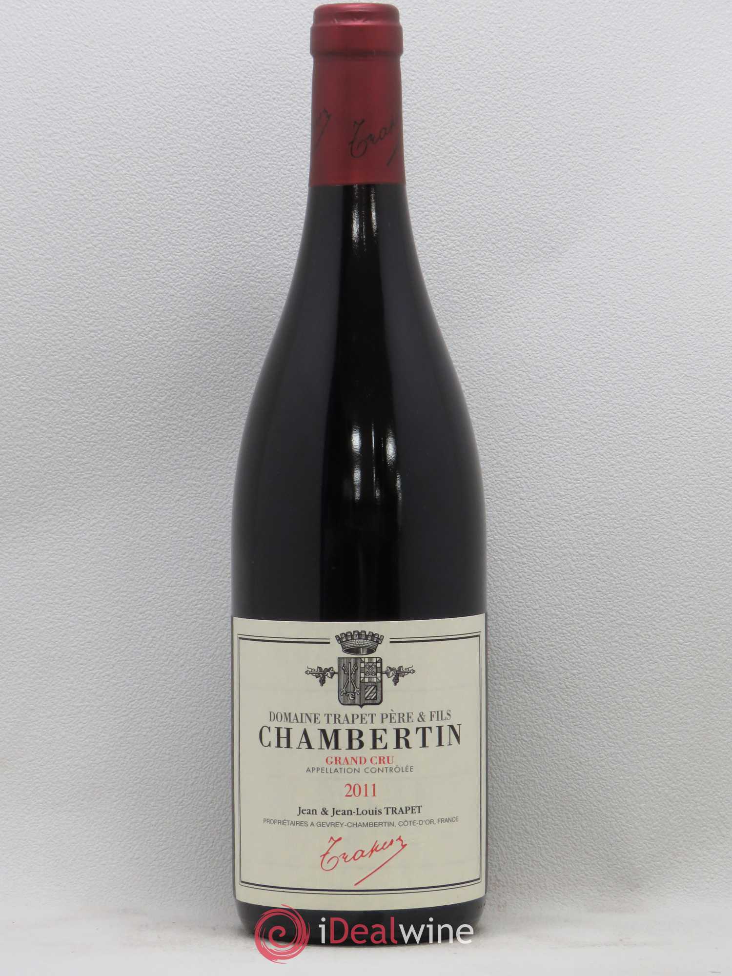 Chambertin Grand Cru Domaine Trapet 2011 - Lot de 1 bouteille - 0